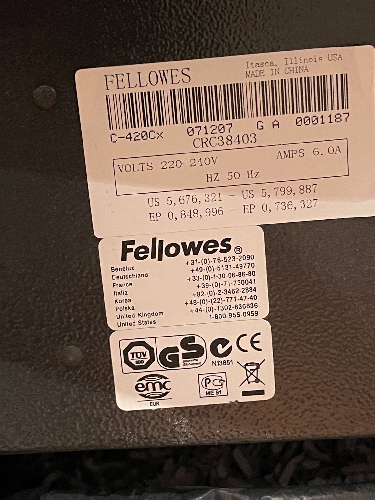 SELT / SOLD Fellows C-420C tætari 7