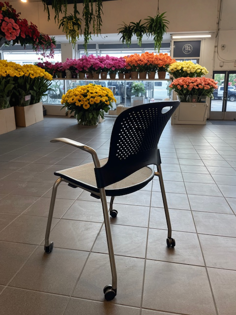 SELT / SOLD - Herman Miller Caper á hjólum, staflanlegur (12 stk.) 3