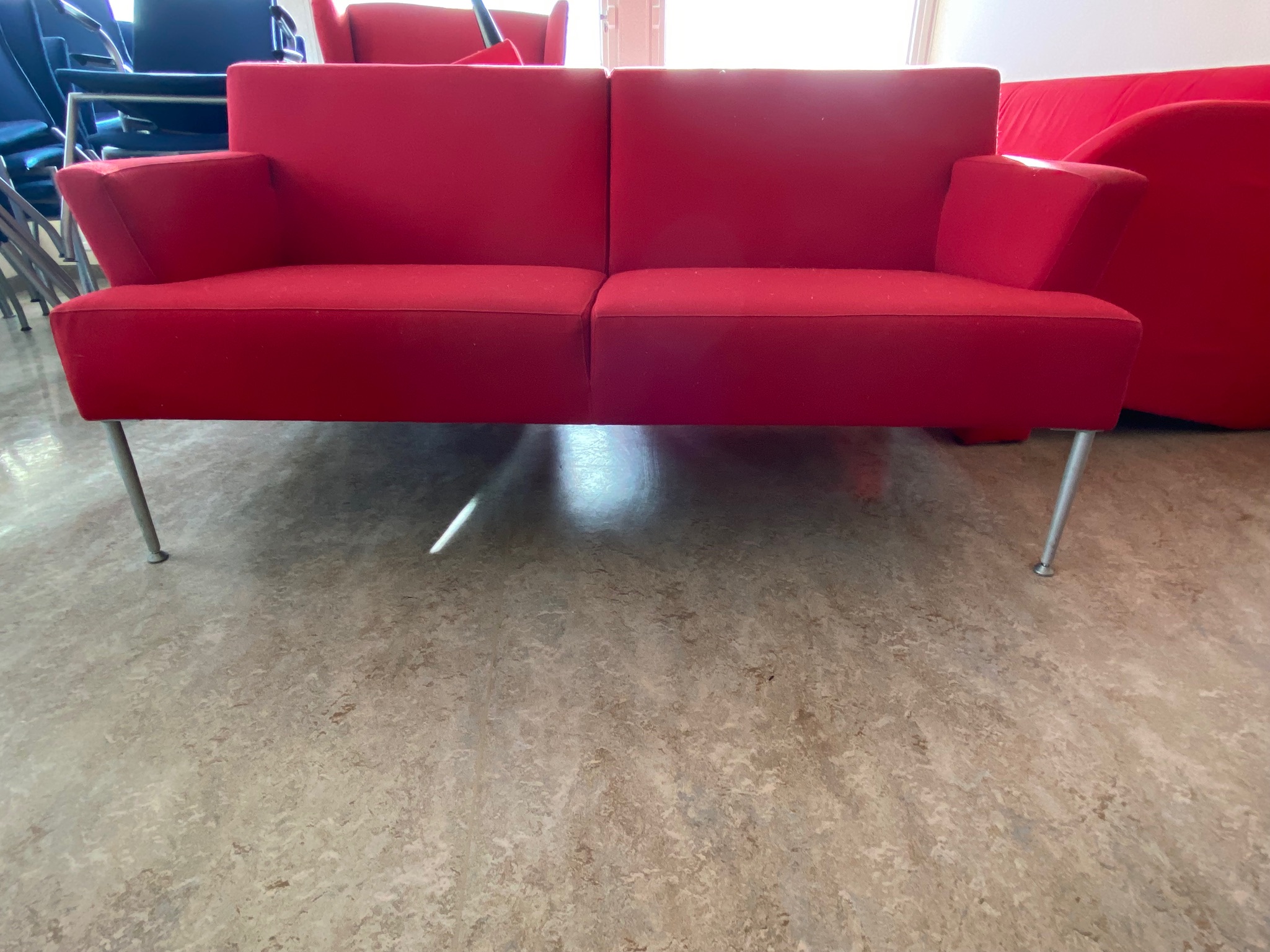 SELT / SOLD Kinnarps stóll - rauður 8