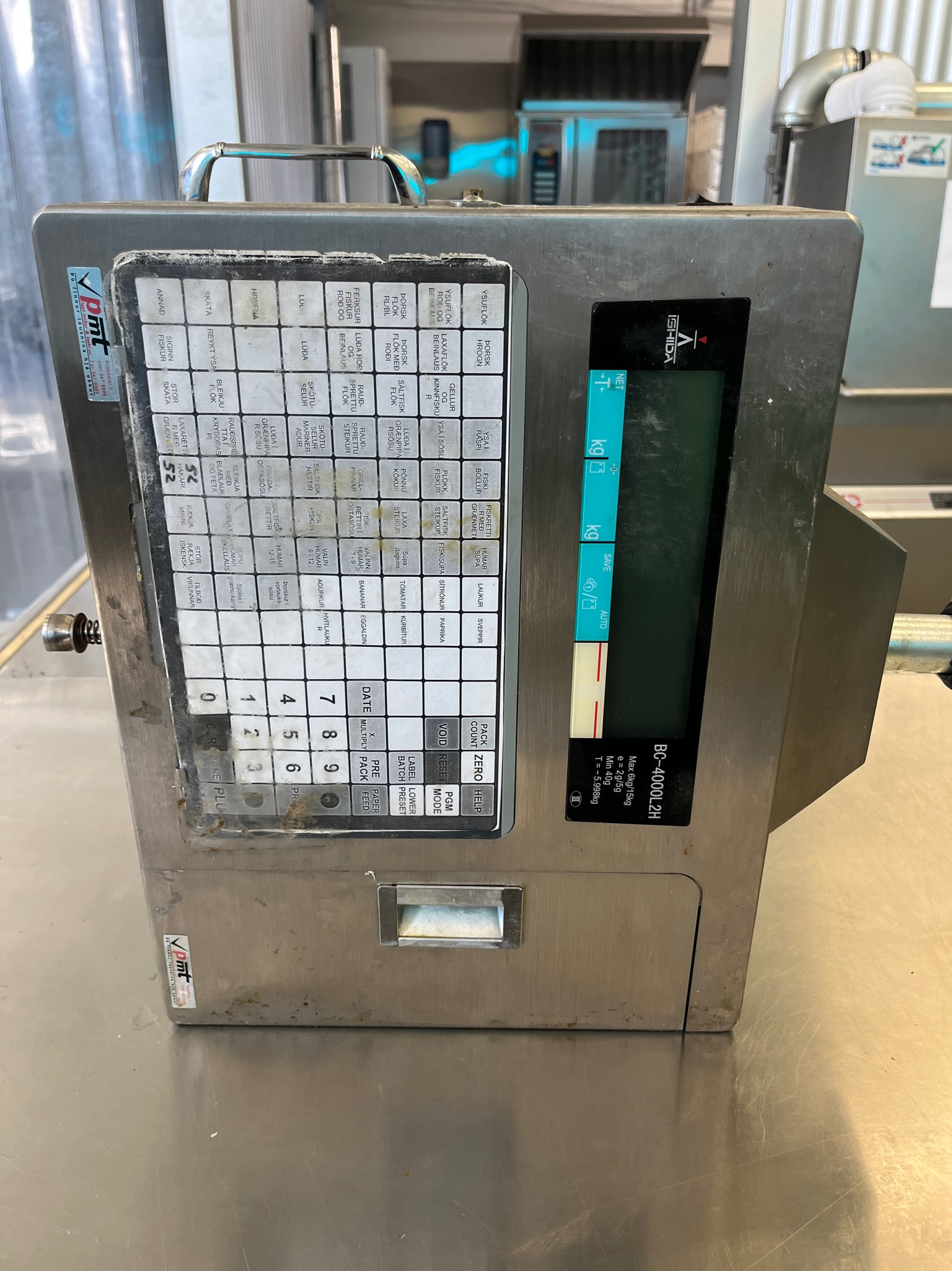 SELT / SOLD Ishida bc 4000 forritanleg pmt/ forrit - Tvö stk til 5