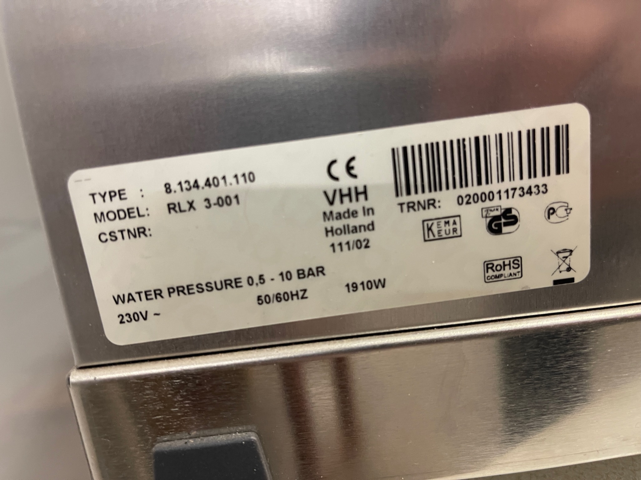 SELT / SOLD RLX 3 Bravilor Bonamat heitavatns- og kaffivél 10