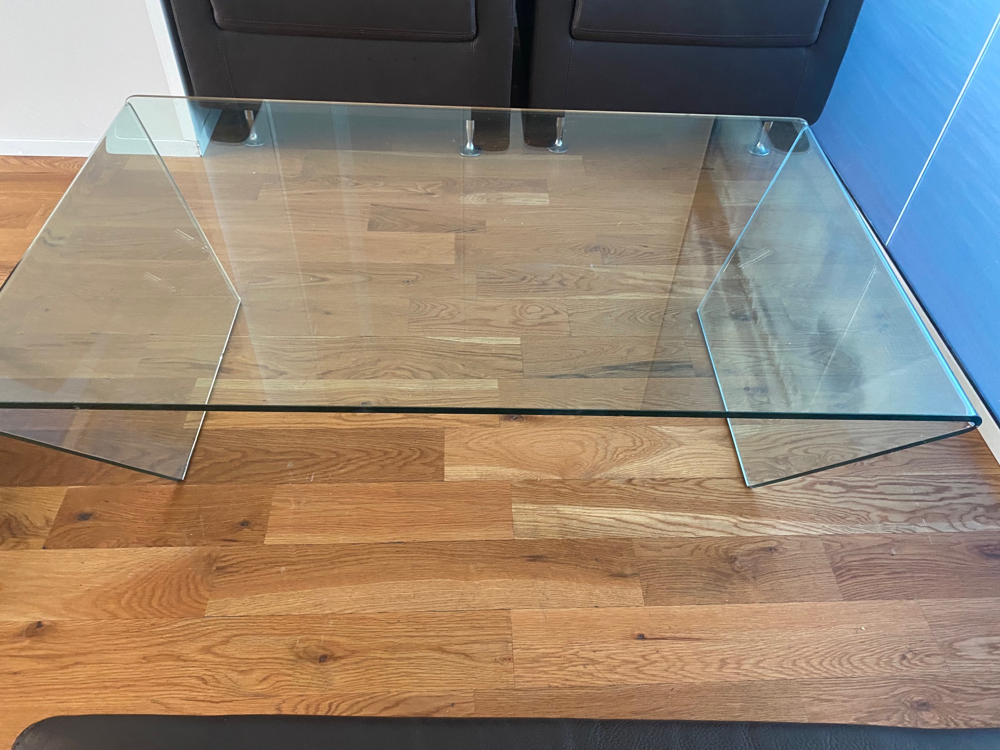 SELT / SOLD Fallegt glerborð 120 x 70sm 2