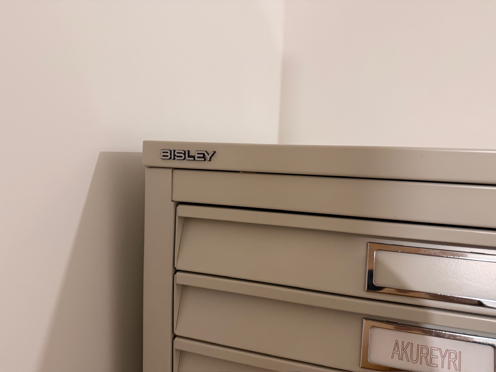 SELT/SOLDBisley teikningaskápur, 5 skúffur (2 stk.) 7