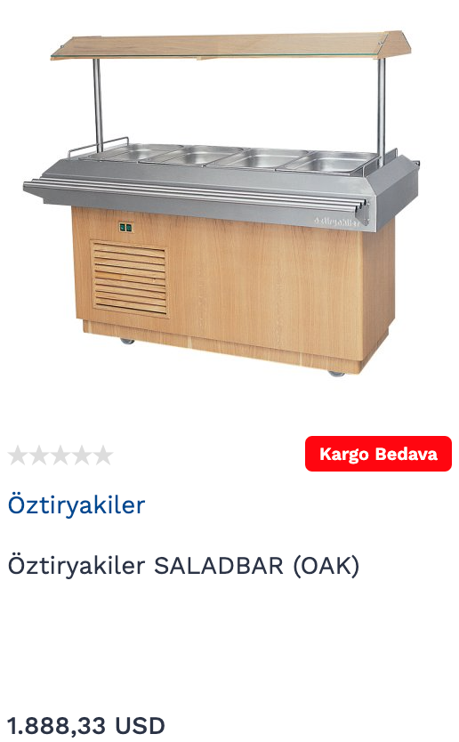 SELT / SOLD Kælisaladborð frá Özti (2016) 13