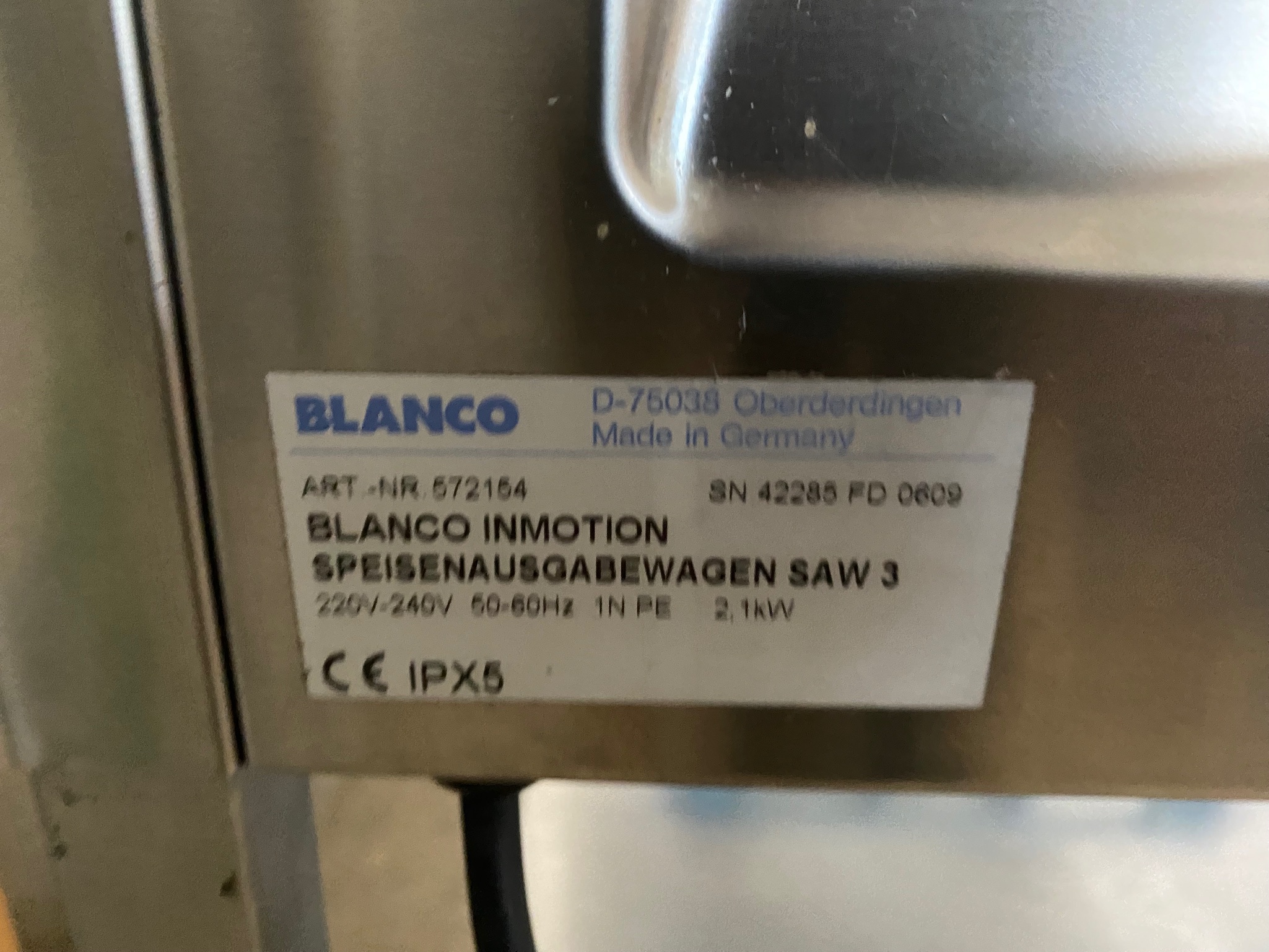 SELT / SOLD Gastro hitaborð - mötuneytisvagn frá Blanco 10