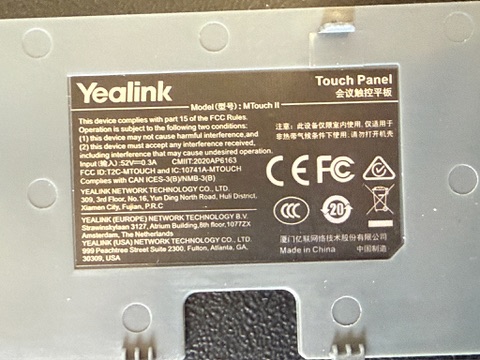 Yealink stjórnborð fyrir fundi 10