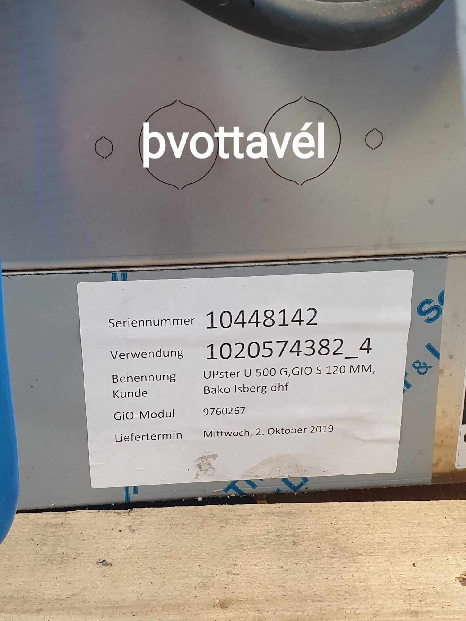 SELT / SOLD Meiko UPster U500G undirborðs vél frá Bako Ísberg / Fastus (2021) 6