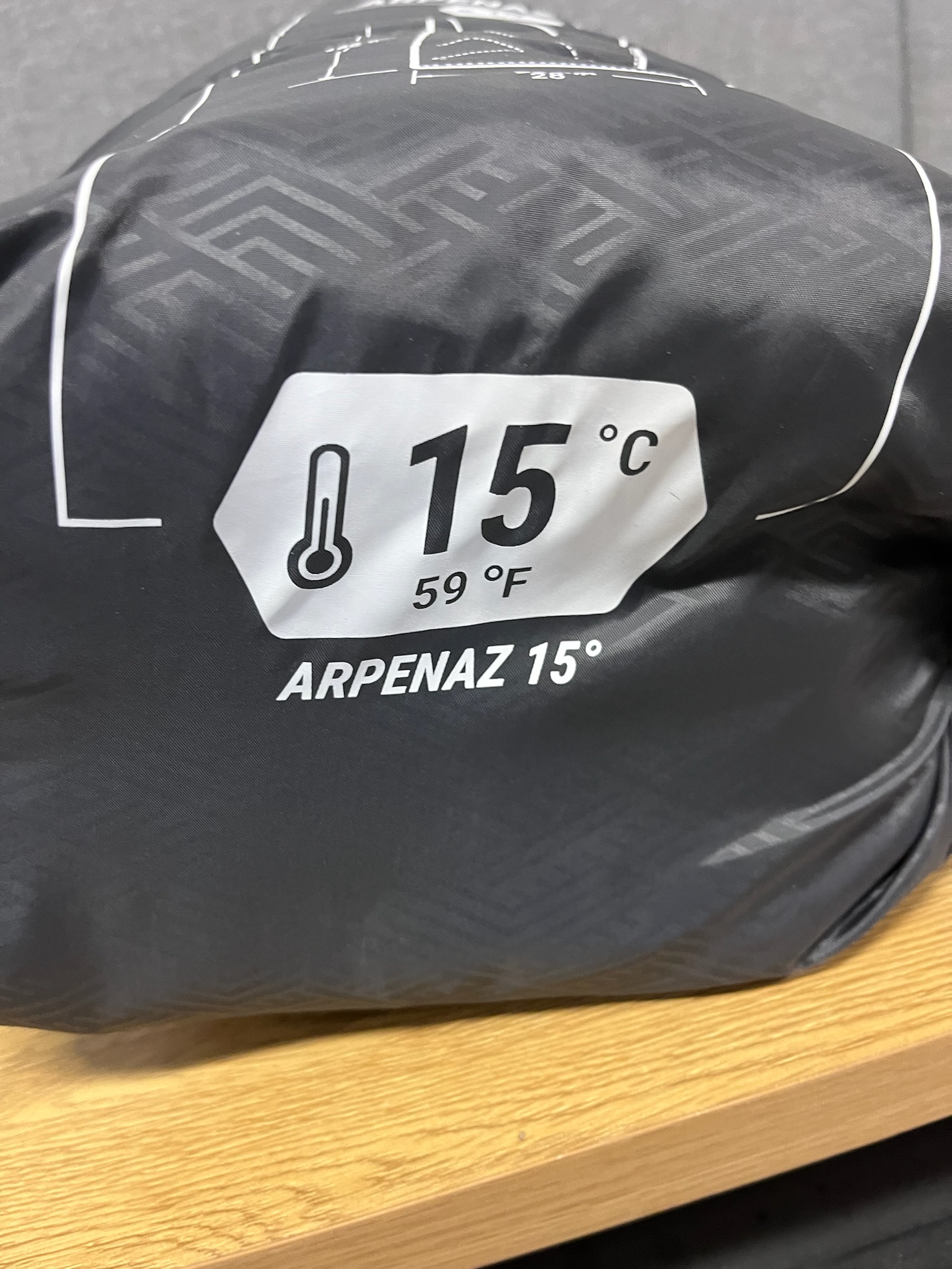 SELT / SOLD - Decathlon Quechua svefnpoki, 15°C, L190 x B72 sm. 4