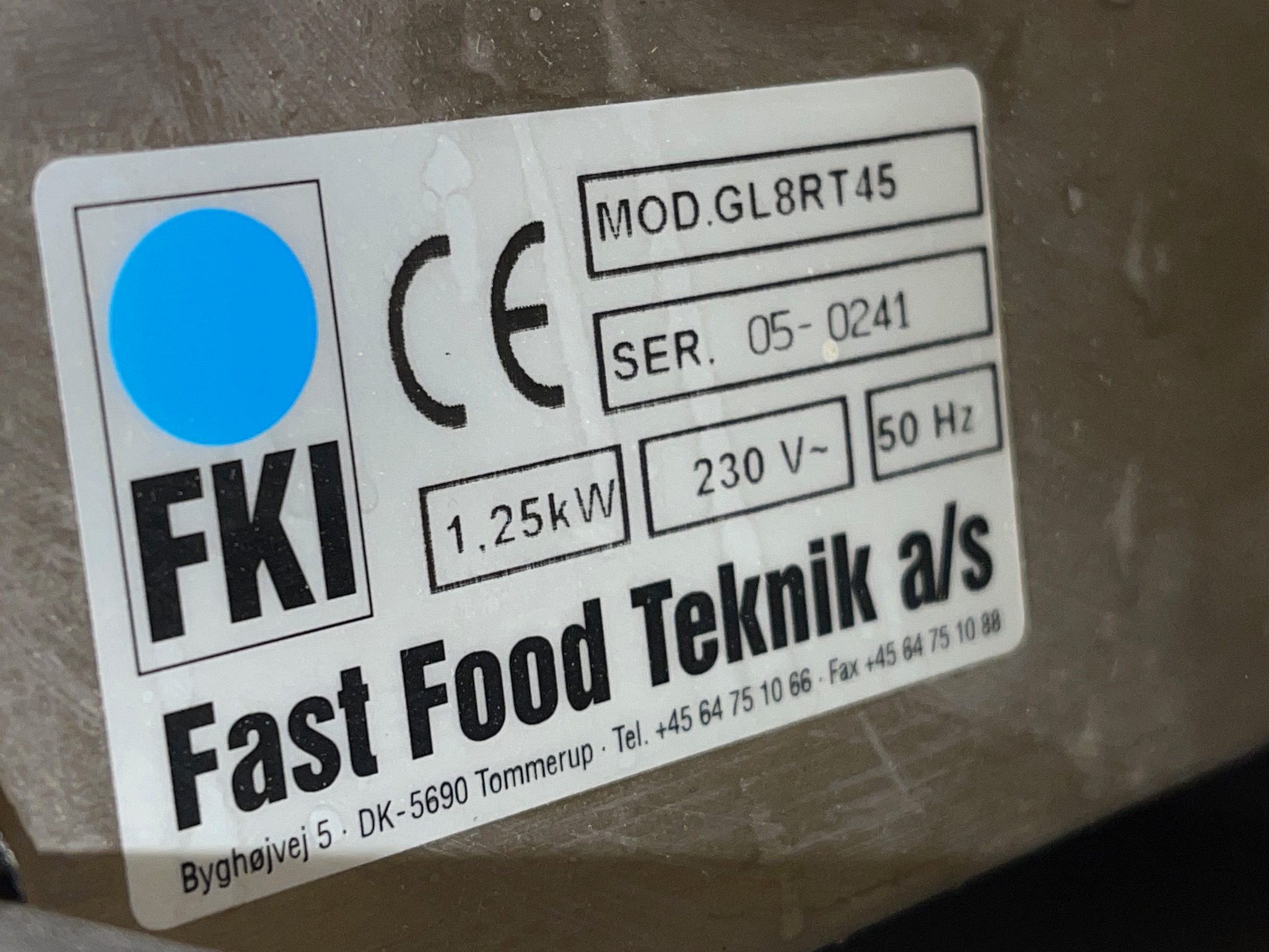 SELT / SOLD FKI Roller grill 2