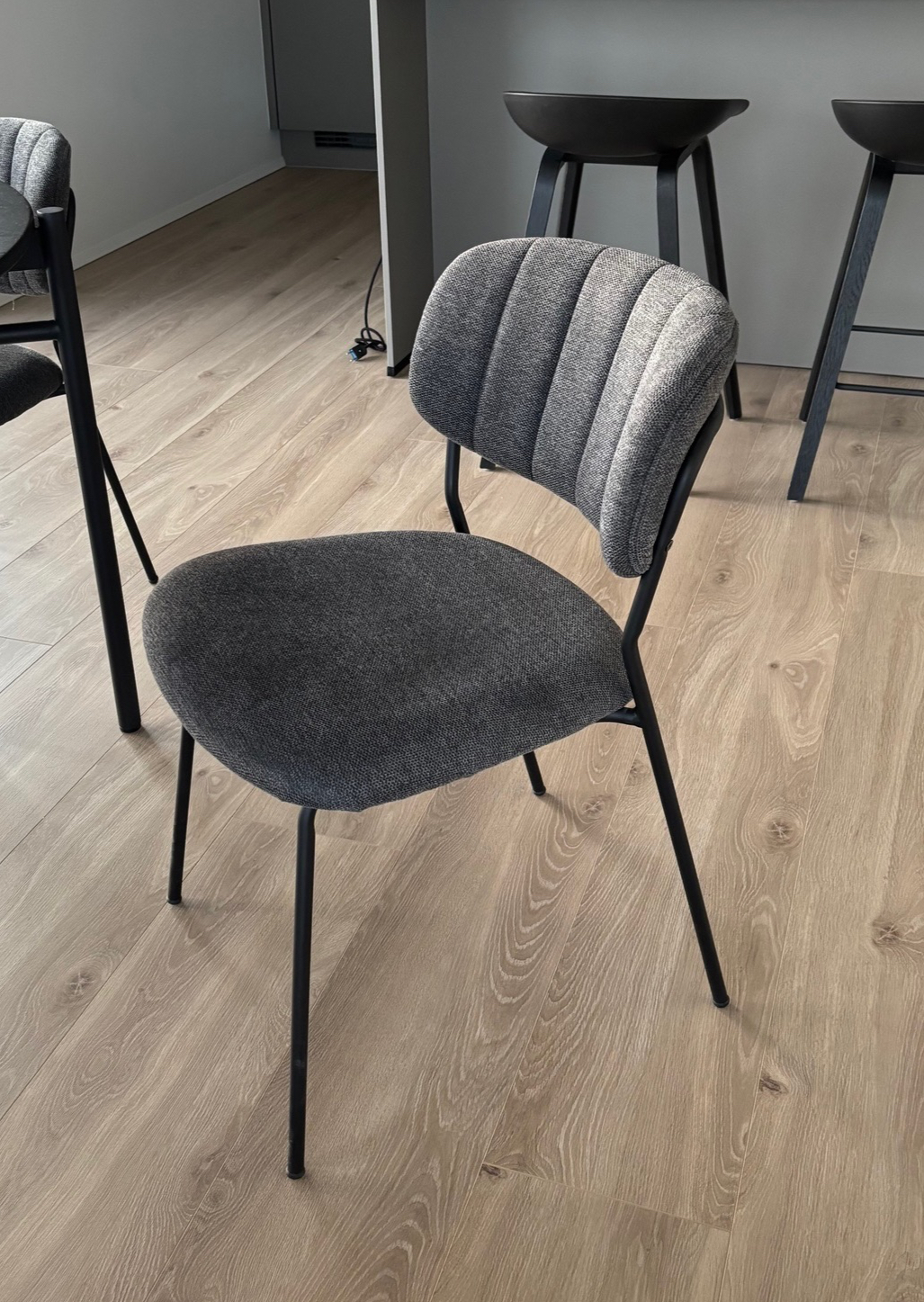 SELT / SOLD Jolien borðstofustólar frá Línunni ( 4 stk.).