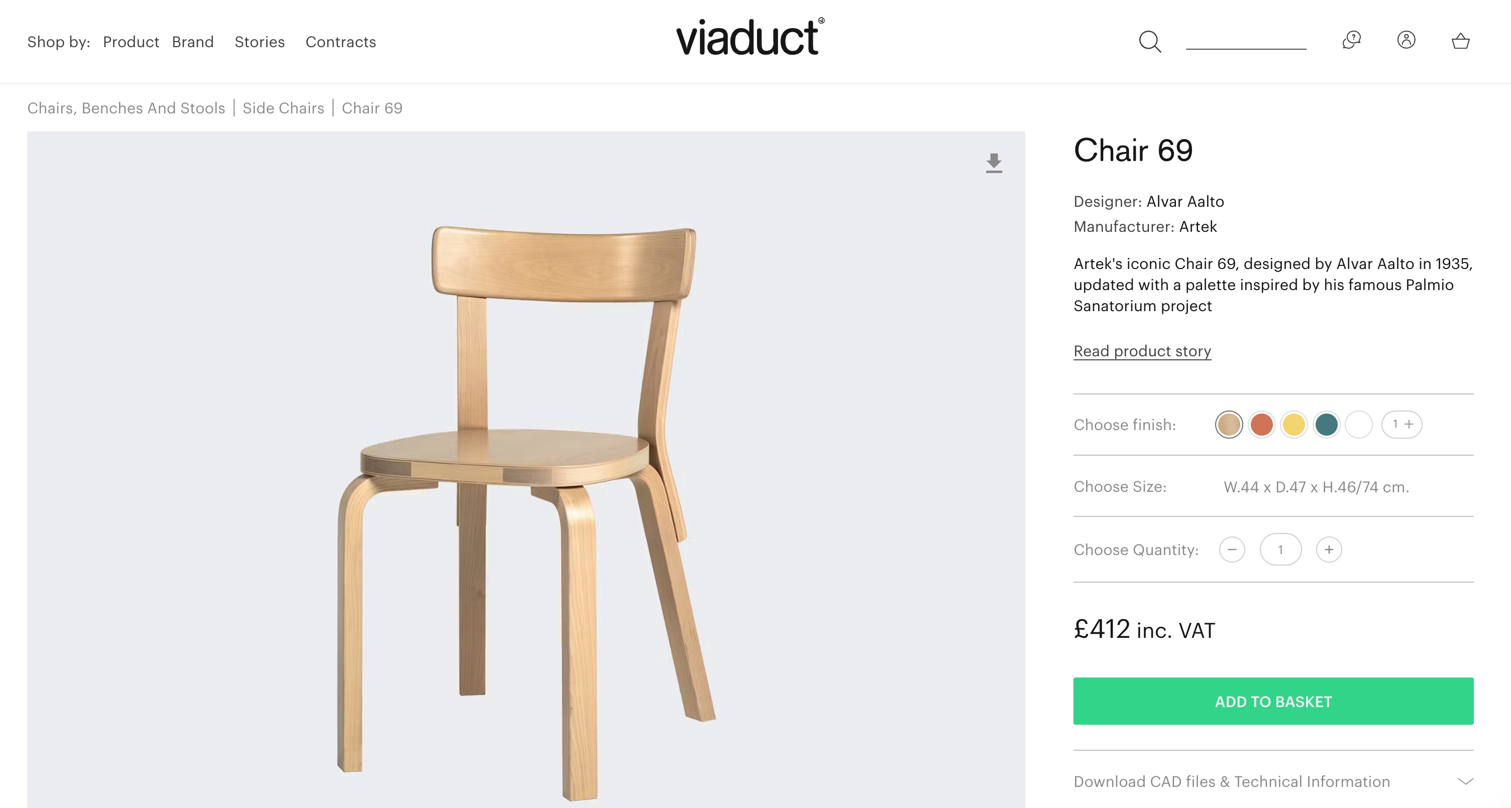 SELT / SOLD Alvar Aalto 69 - frá Artek - (30 stk.) 7