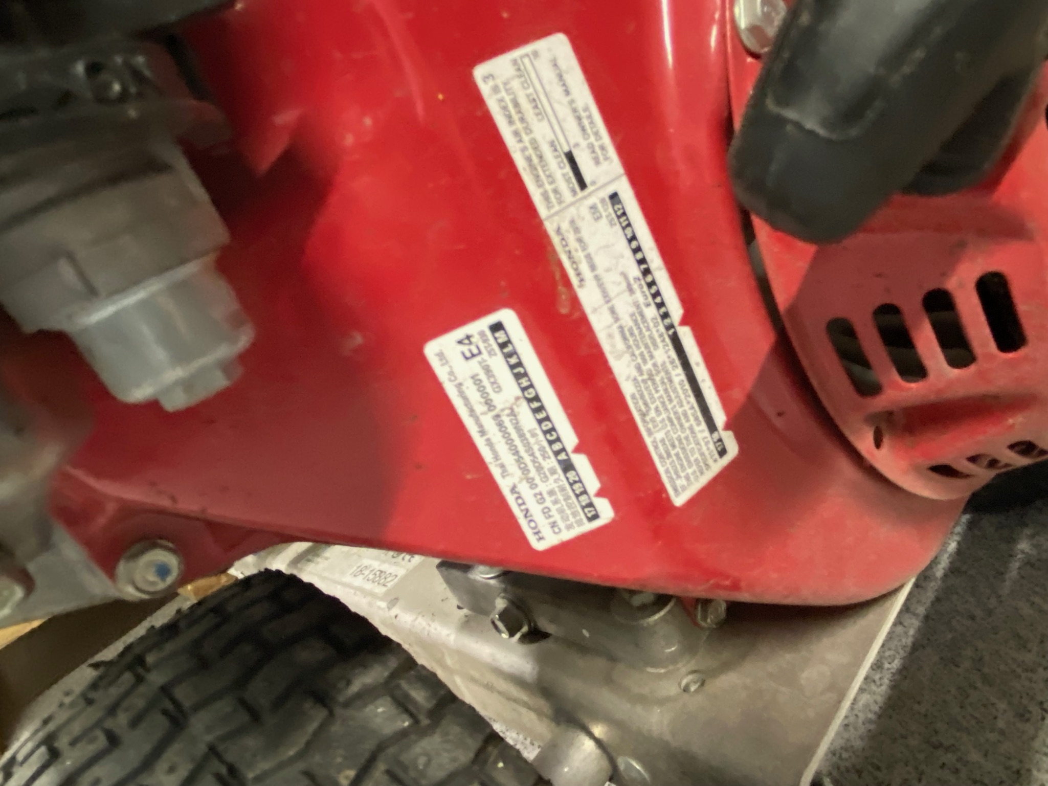 SELT / SOLD - Honda mótor - háþrýstidæla 8