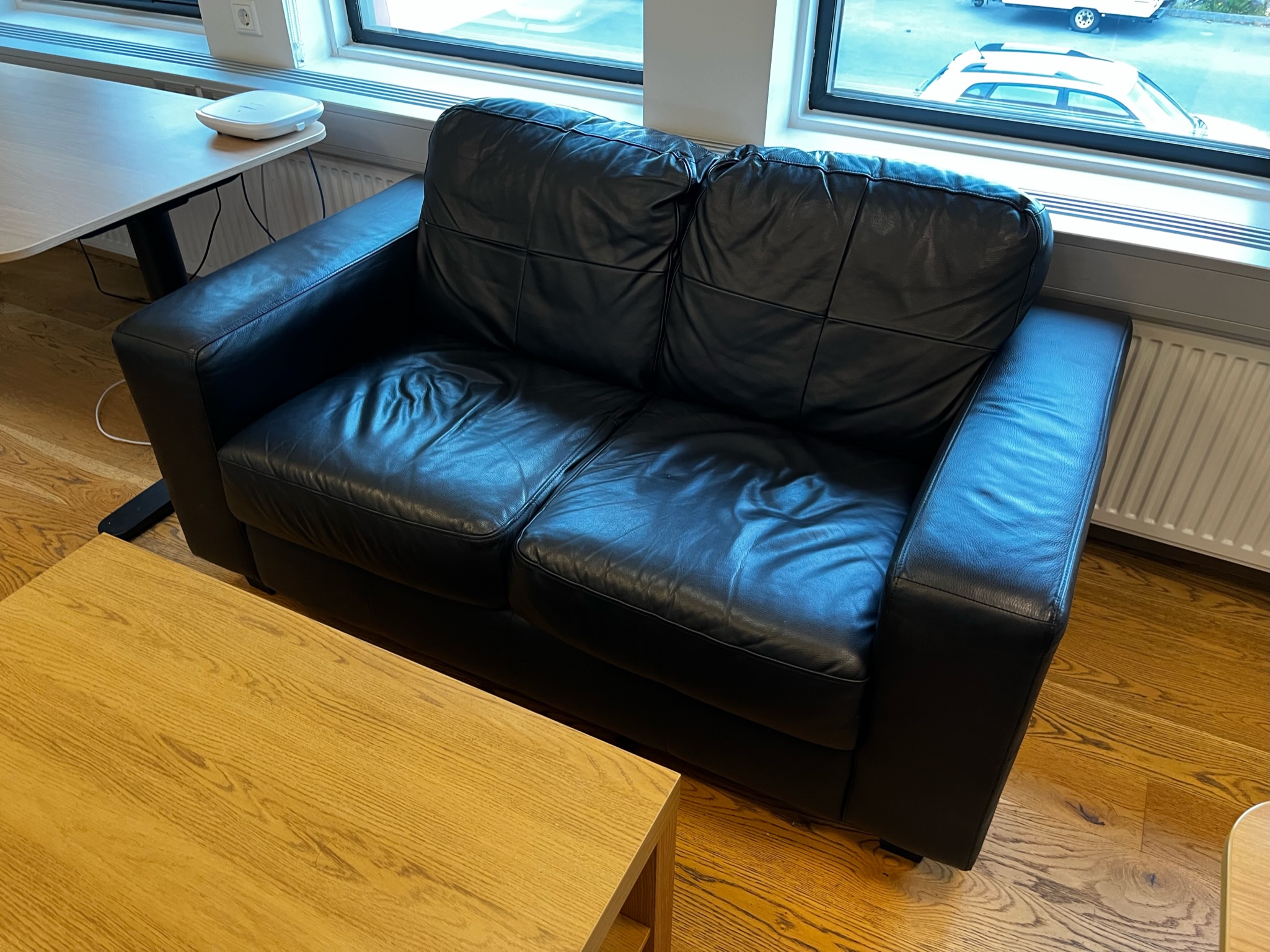 SELT / SOLD - IKEA leðursófasett 2+1 - Skogaby 7