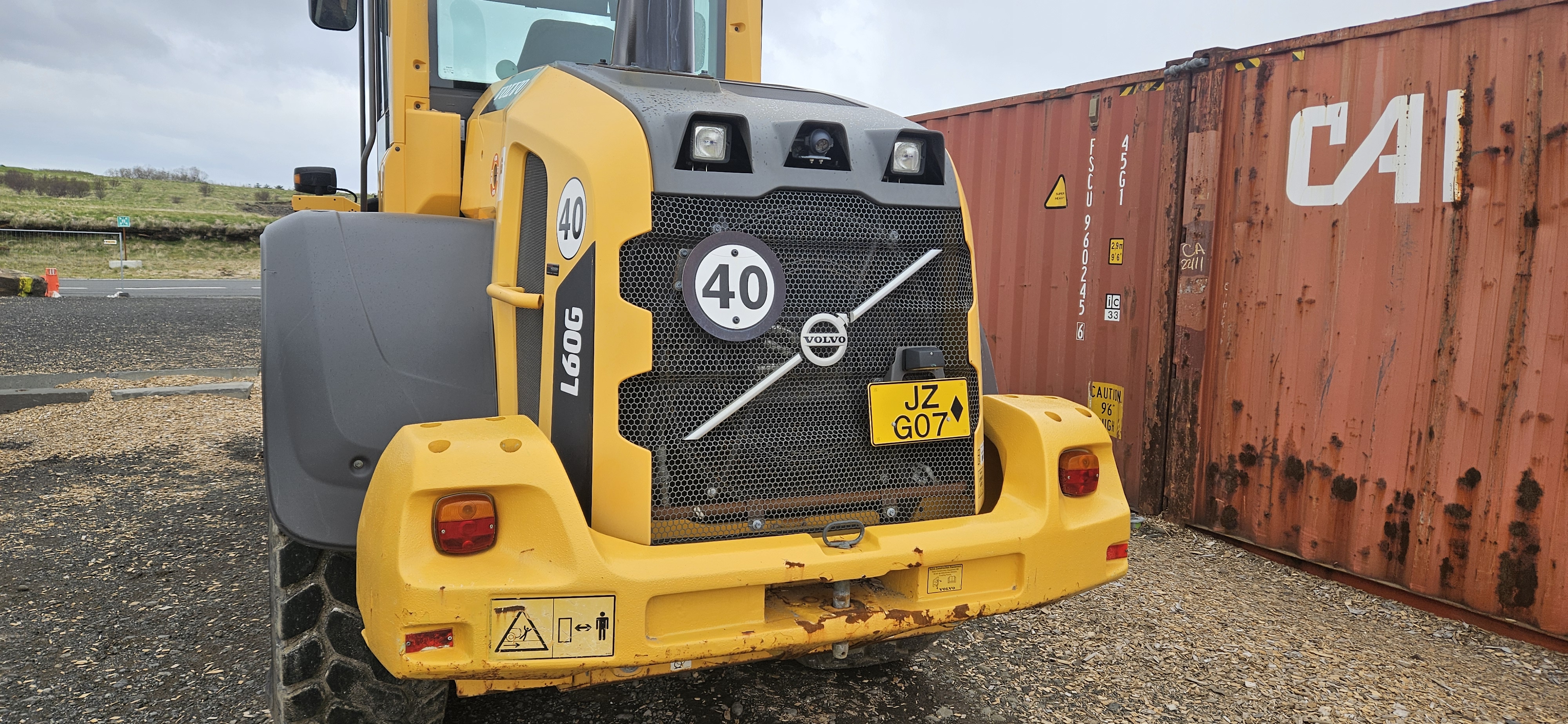SELT / SOLD - Volvo L60G hjólaskófla árgerð 2014 - vinnustundir: 4850 2