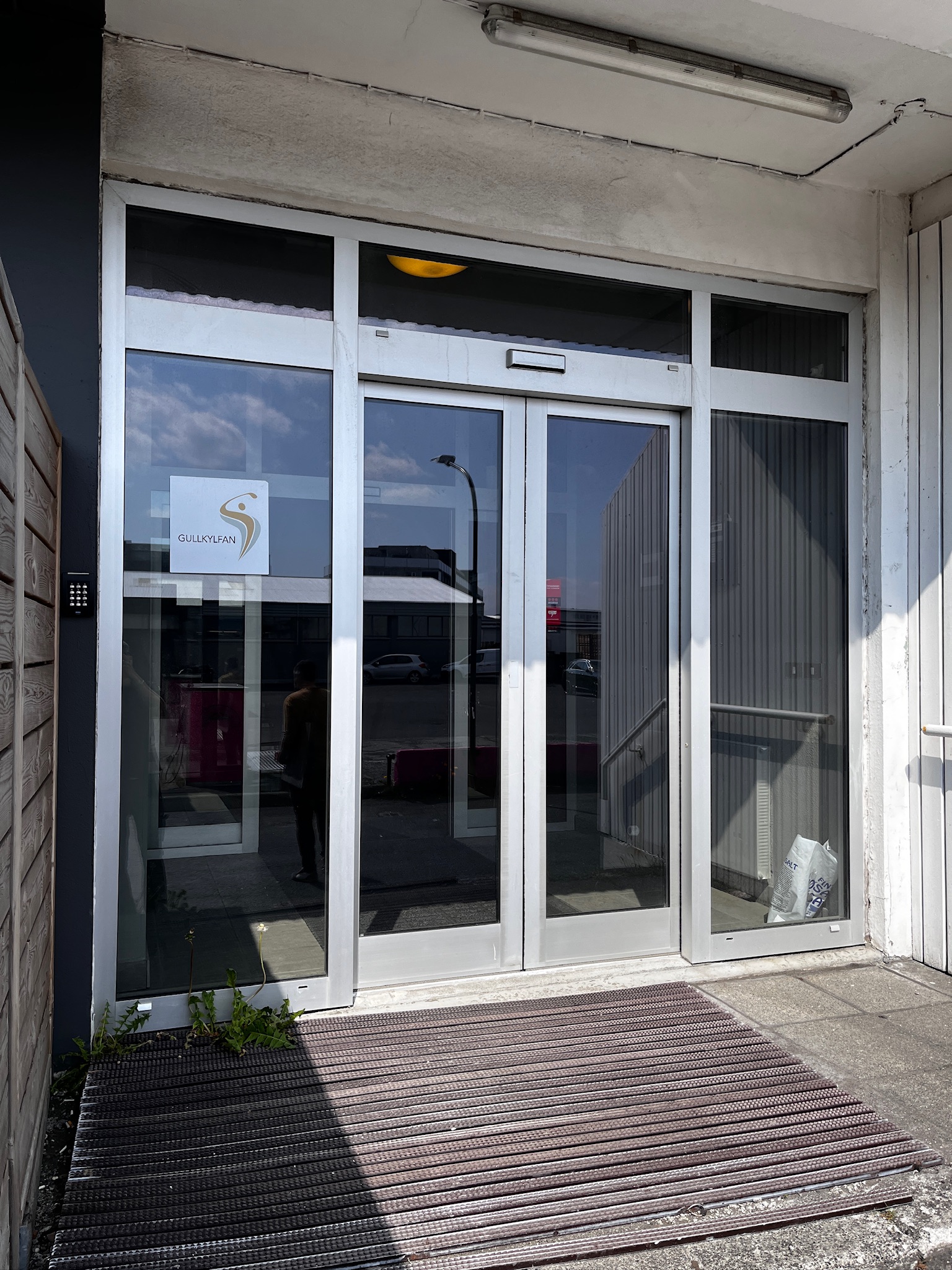 SELT / SOLD - Tvöföld rafmagnsrennihurð - hurð með rafmagnsopnun H262 x B290 3