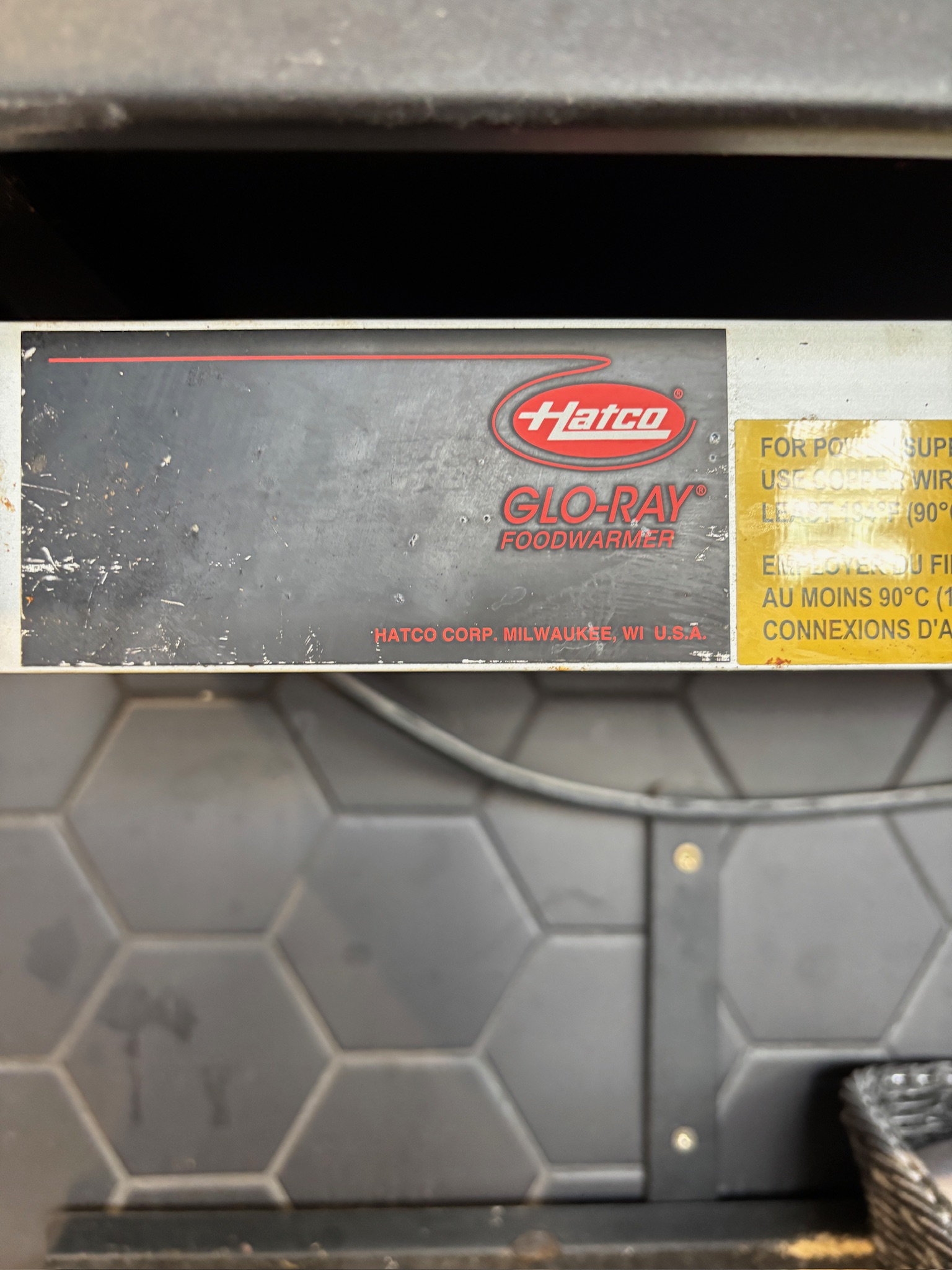 SELT / SOLD Hatco hitalampi, B91xD15sm. 5