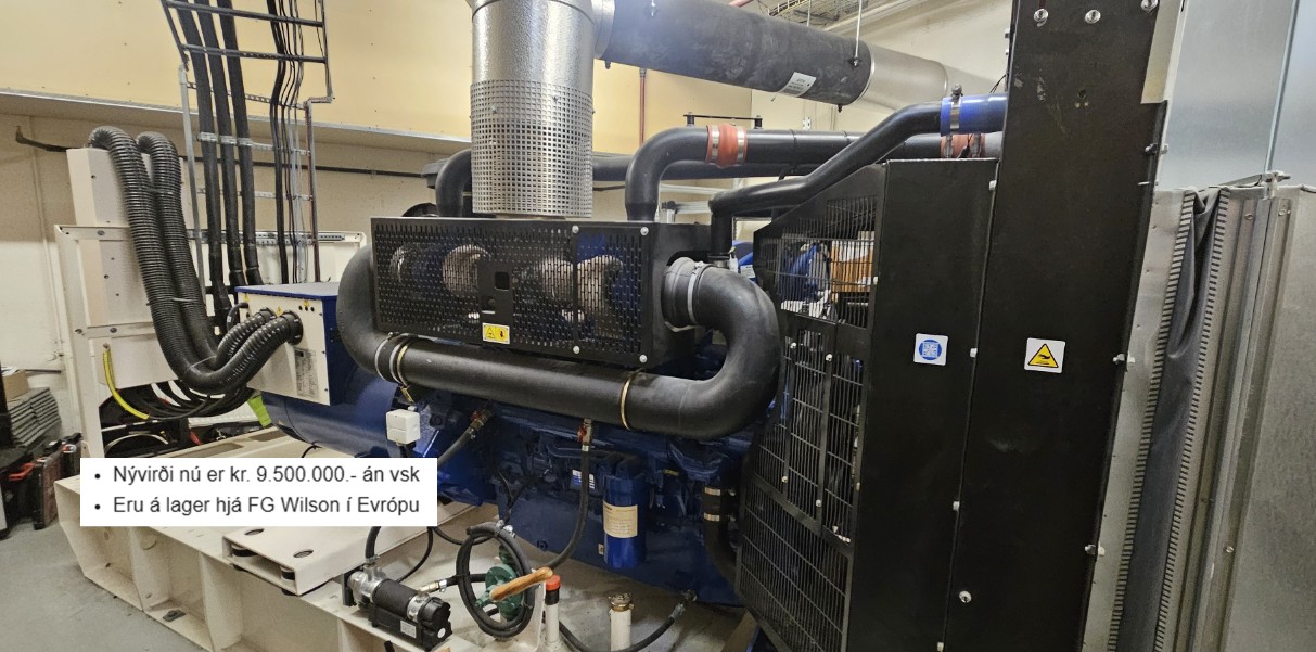 SELT / SOLD FG Wilson (Perkins) varaaflsstöð / rafstöð – 605 kVA 2