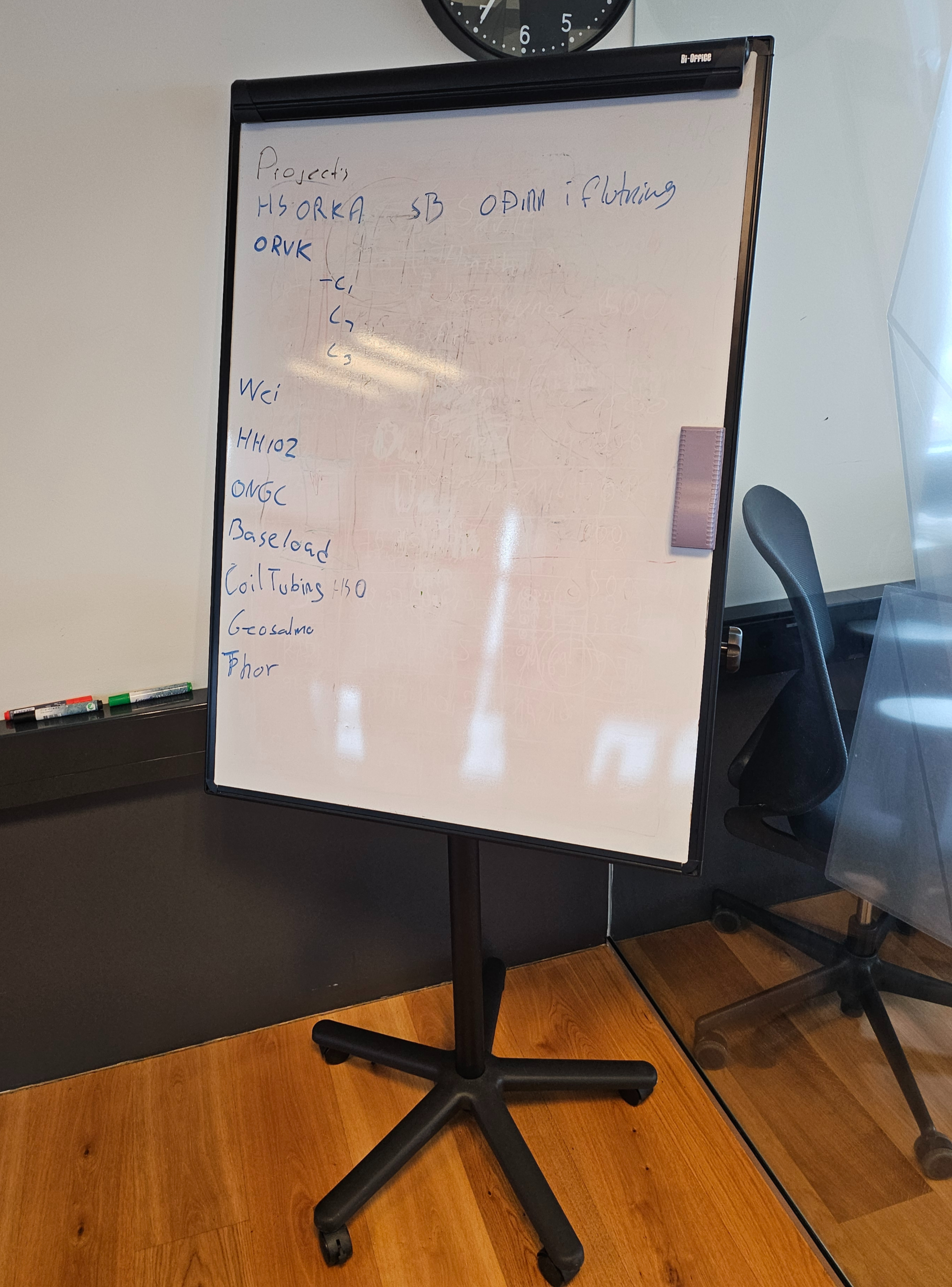 SELT / SOLD Bi-Office flettitafla á hjólum
