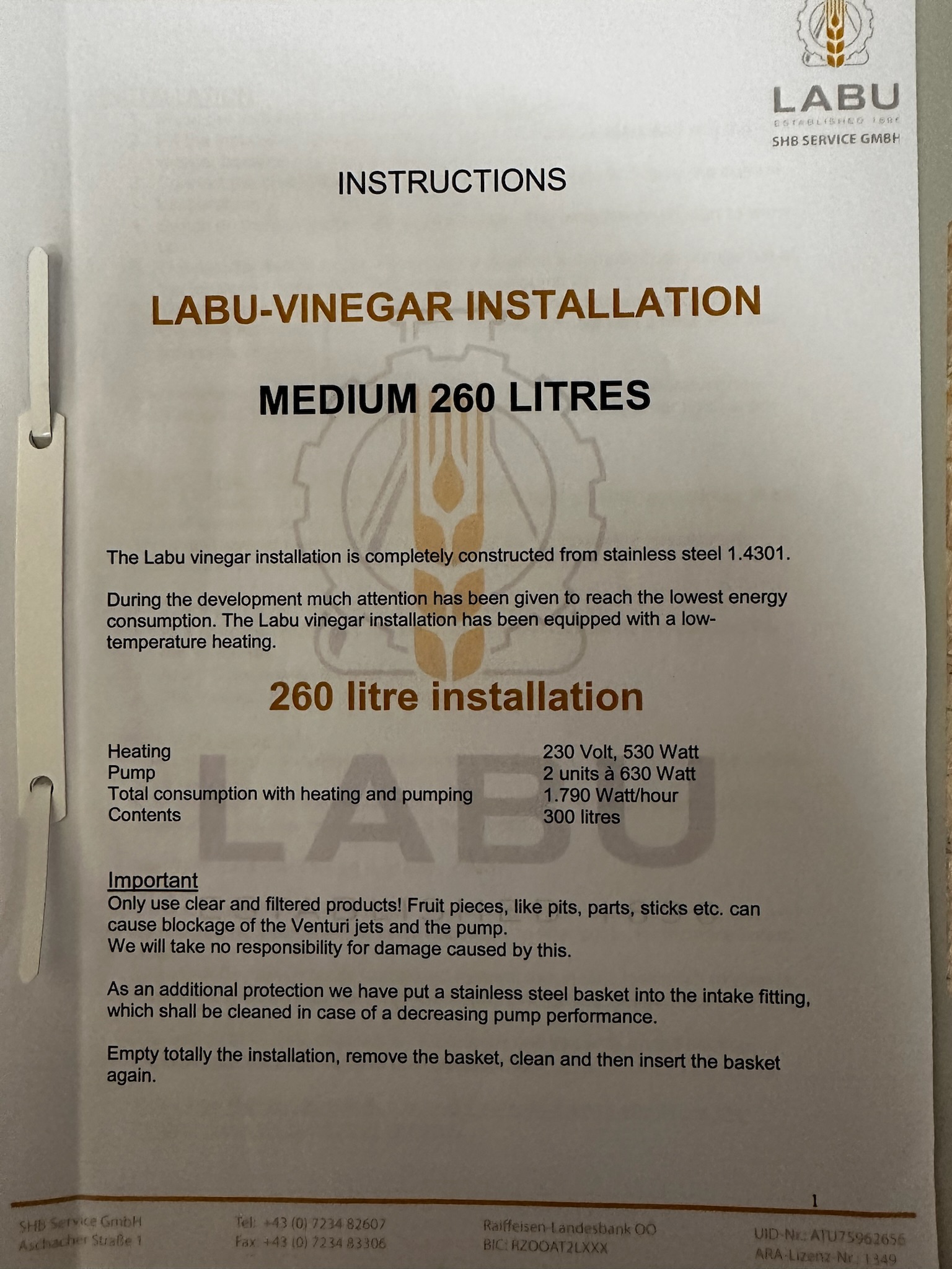 SELT / SOLD Breyttur 300L tankur notaður sem Bioreactor 12