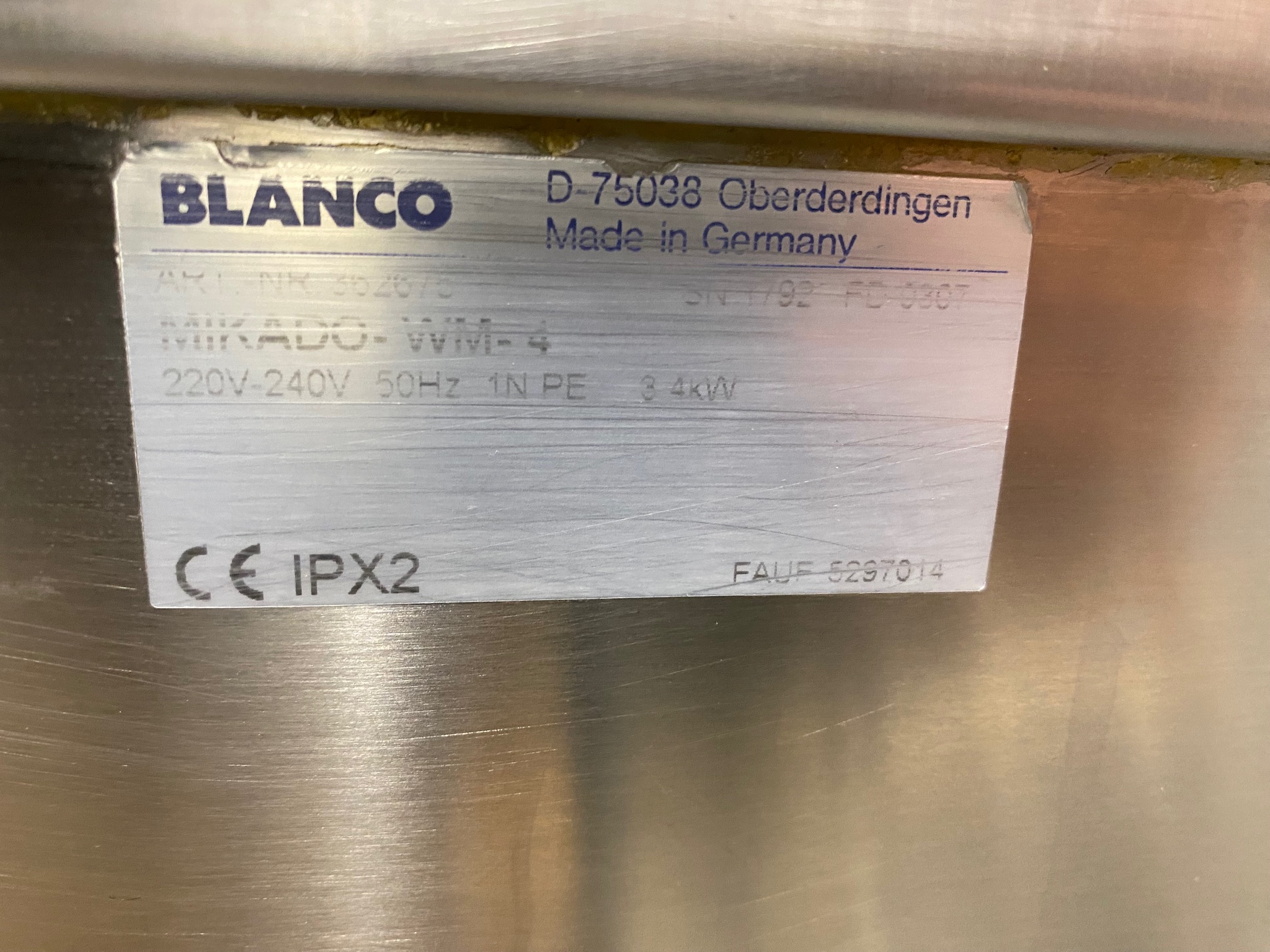 SELT / SOLD - Blancotherm hitaborð / salatbar, B154 x D68 x H90/150 sm. 8