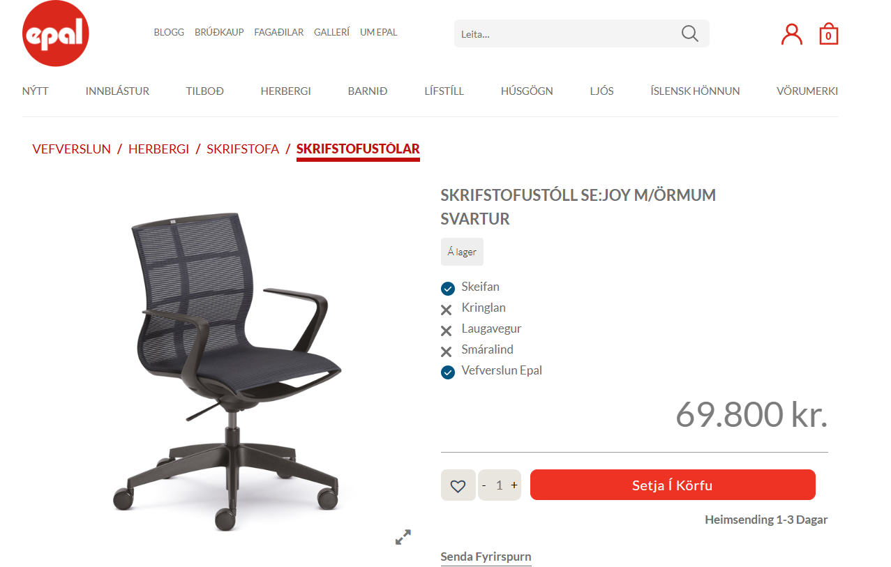 Sedus fundarstóll frá Epal 9