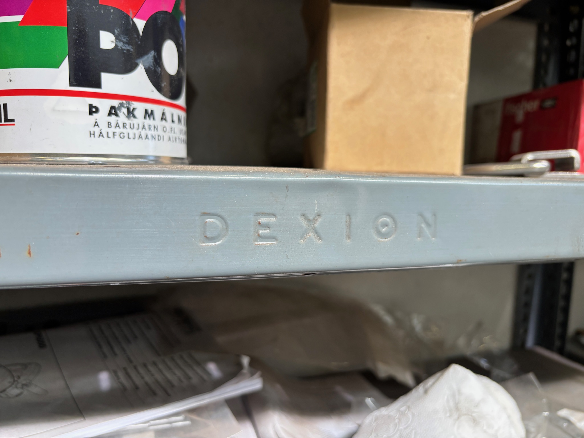 SELT / SOLD - Dexion hillueinging, H235xB92xD31sm. (5 stk.) 8