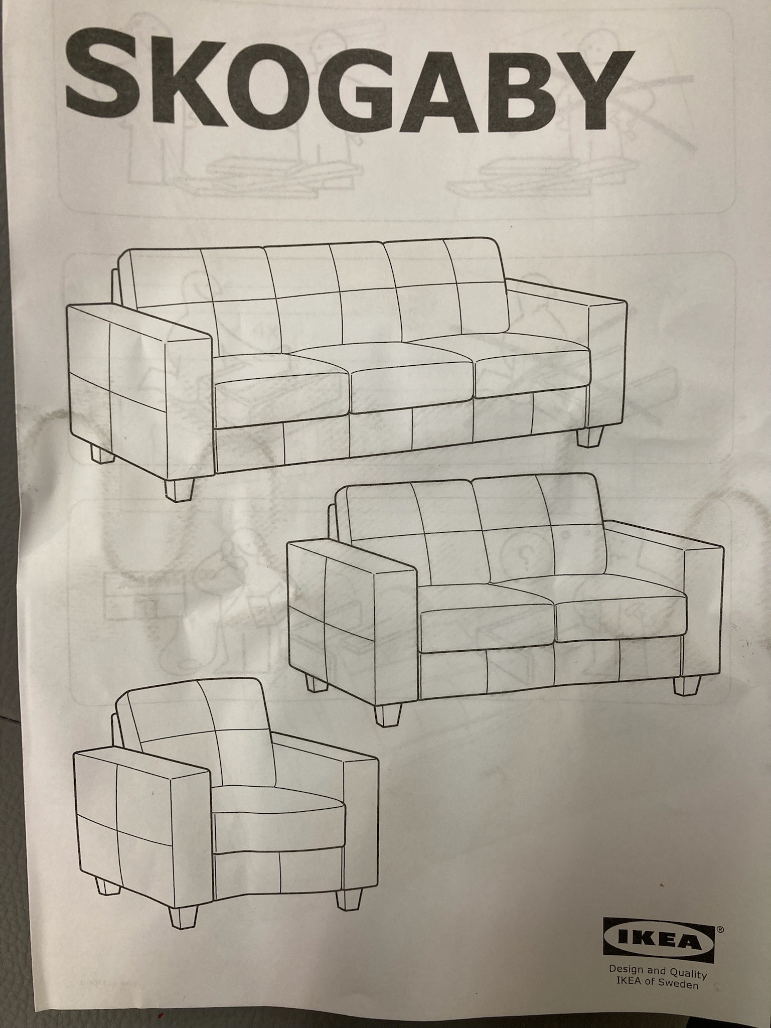 SELT / SOLD Leðursófi frá IKEA 6