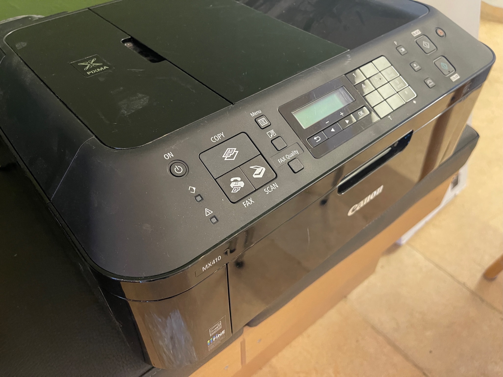 SELT / SOLD - Canon Pixma MX410 Wireless Office All-in-One Printer