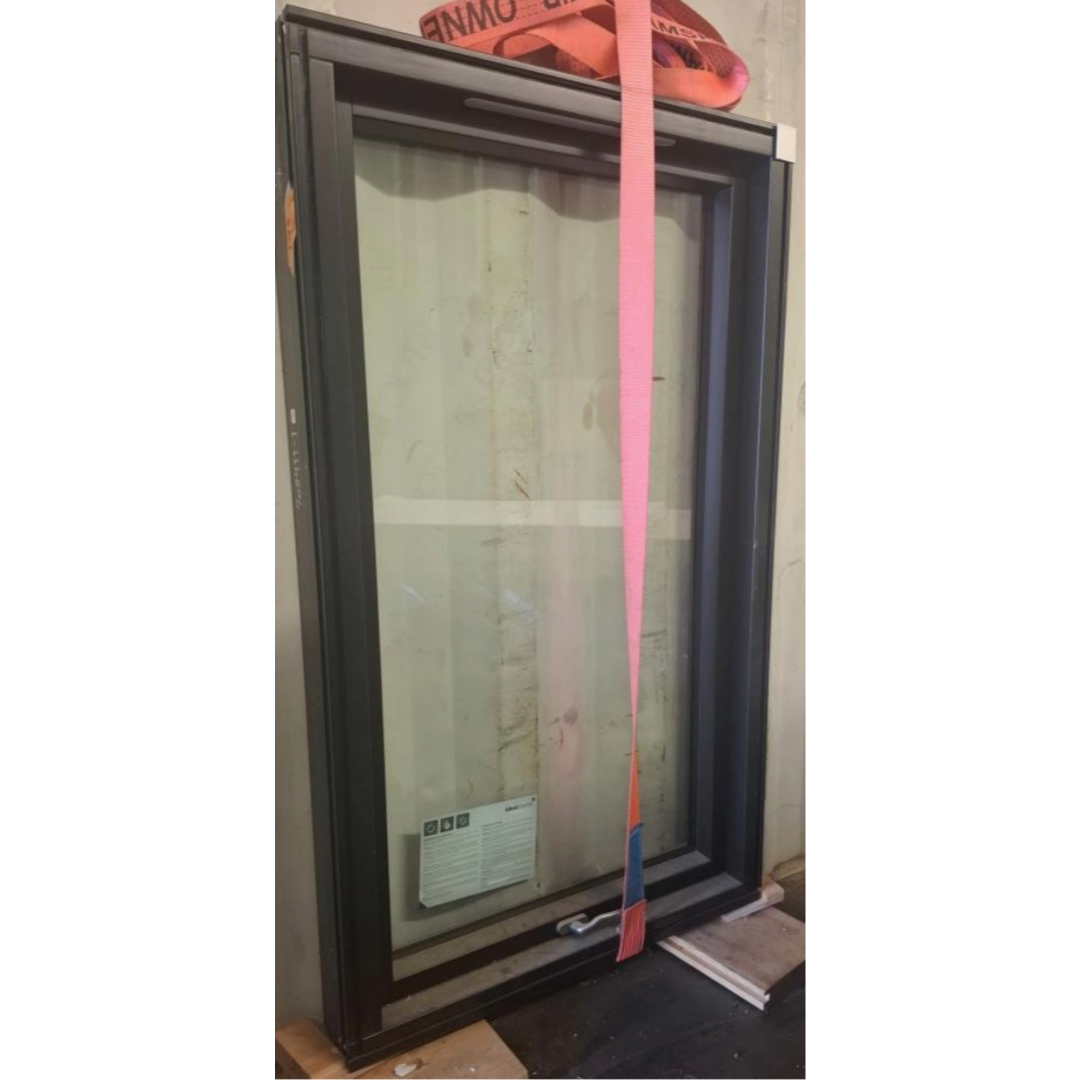Ideal Combi ál/tré gluggi m/opnanlegu fagi, H1350xB800mm. - Akureyri