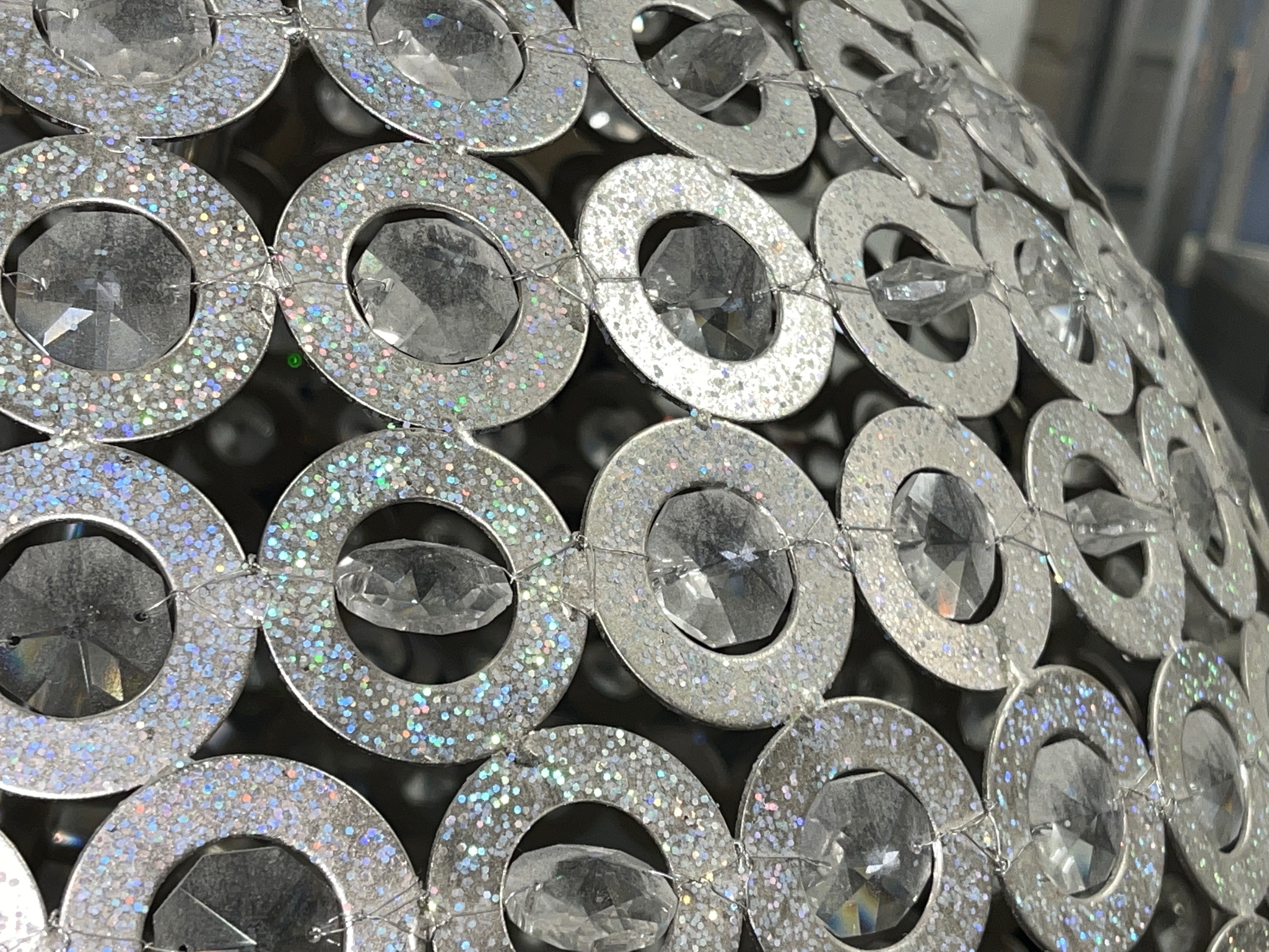 SELT - Geggjuð Diamond ljósakróna 60 sm 6