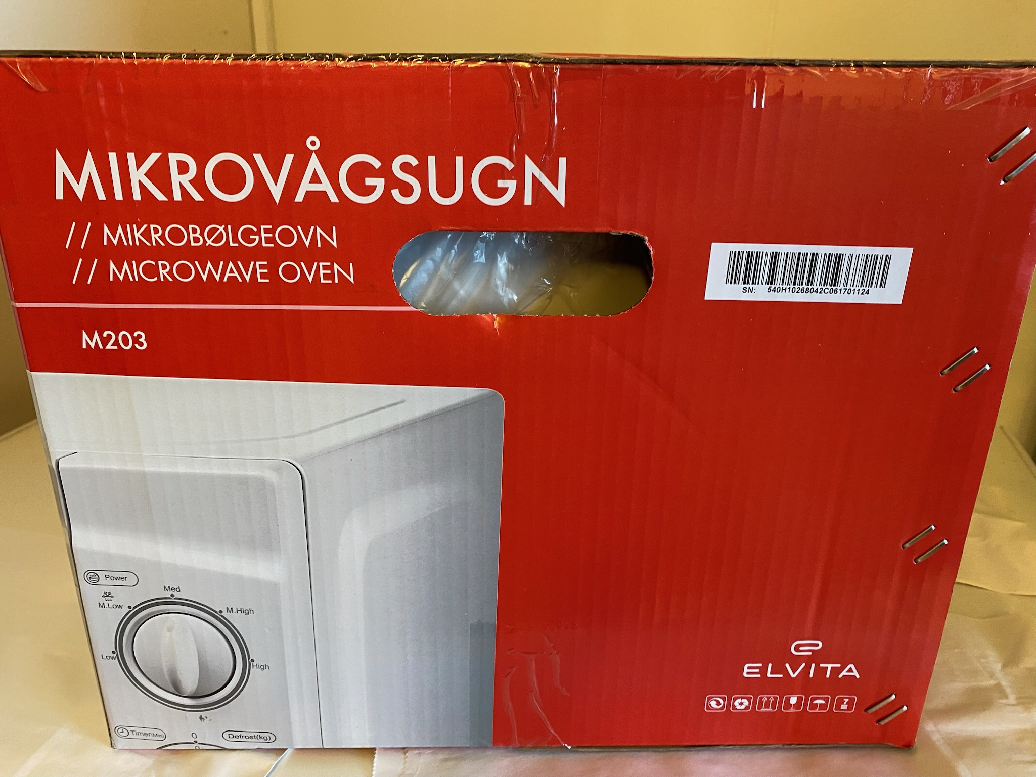 SELT / SOLD Elvita örbylgjuofn (ónotaður) 2