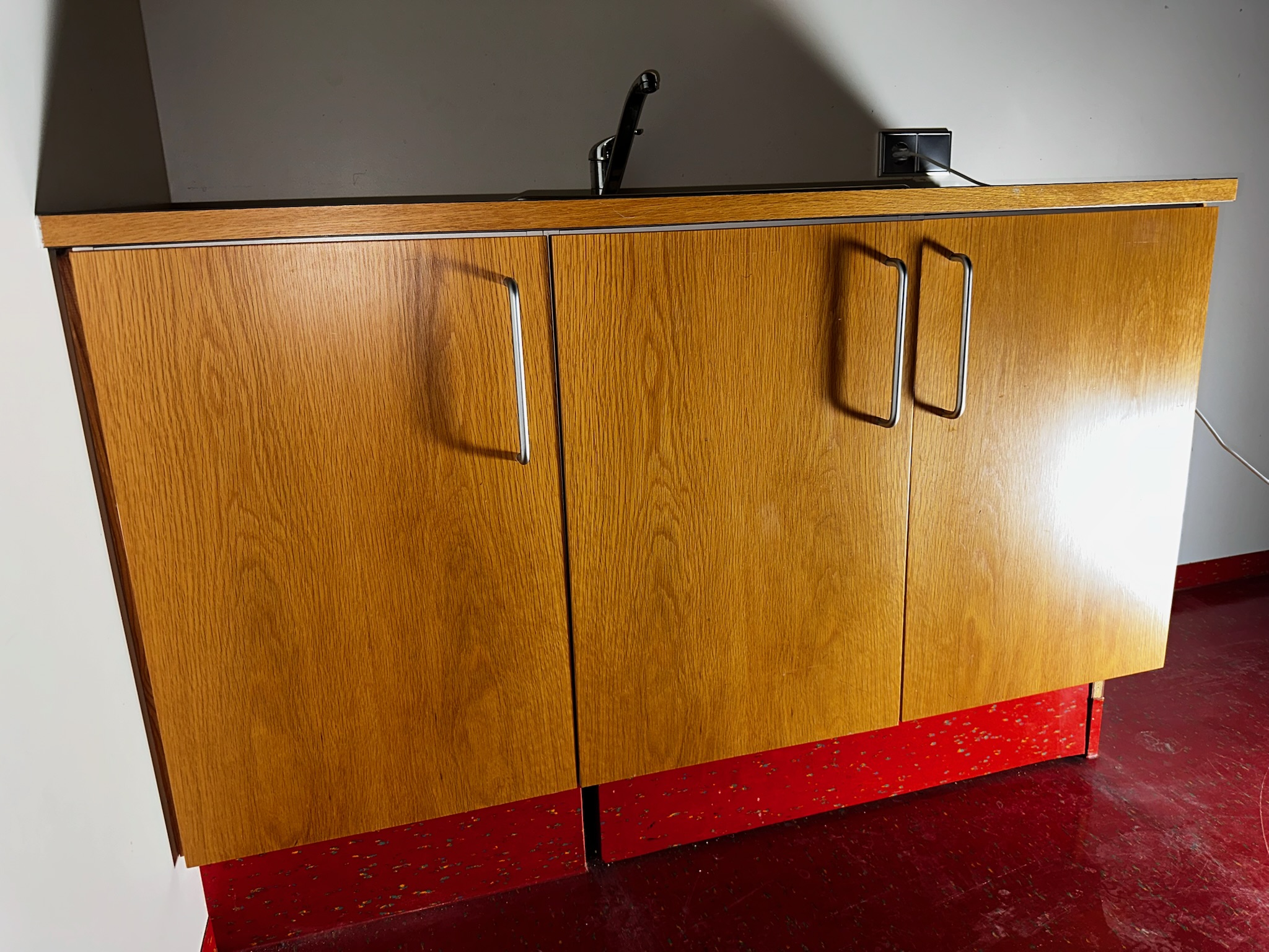 SELT / SOLD - Eldhúsinnrétting með vask B138/D62/H90 cm. - 4 stk. Pnr. 111 5