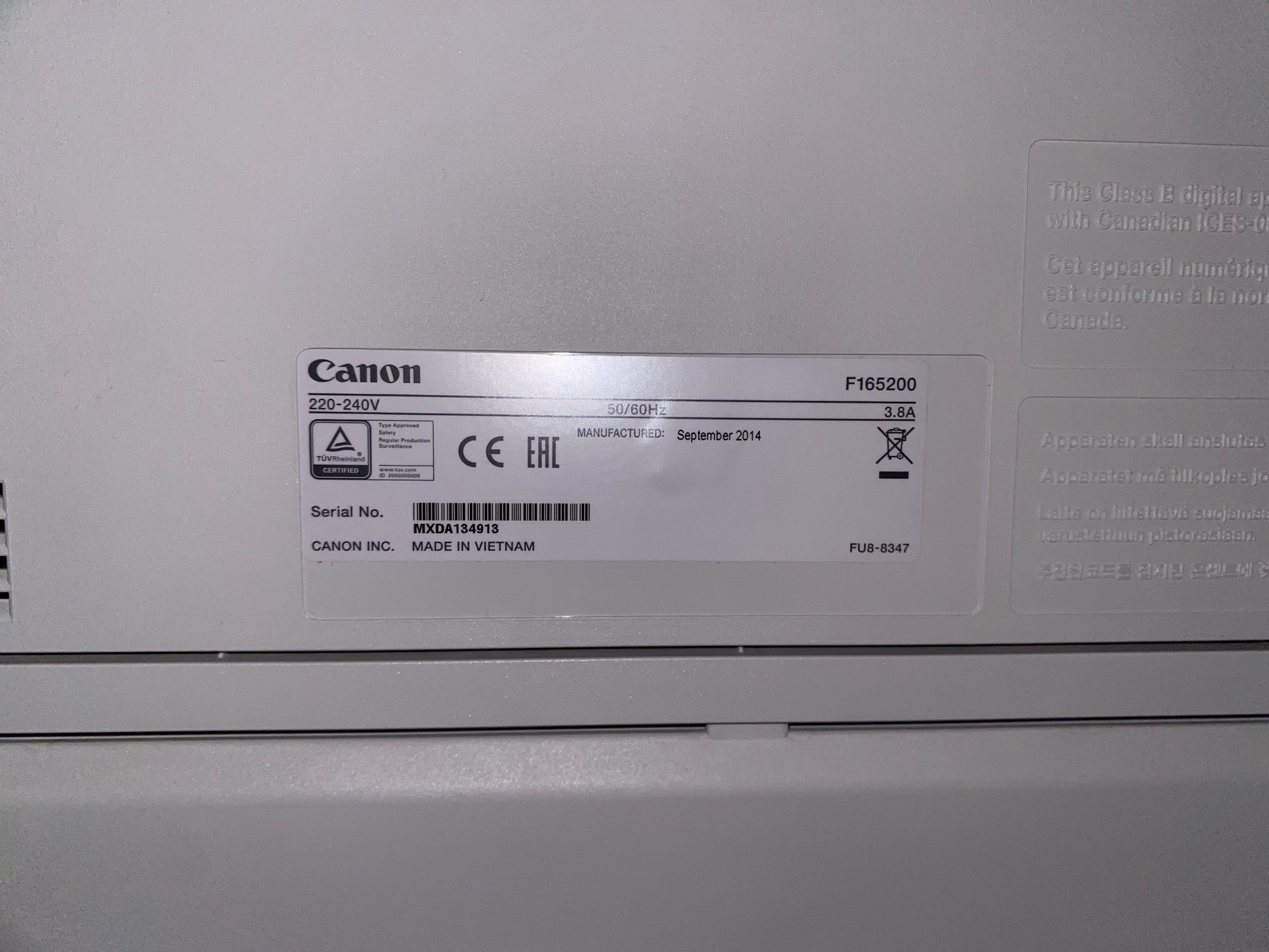 SELT / SOLD Canon i-SENSYS prentari 7