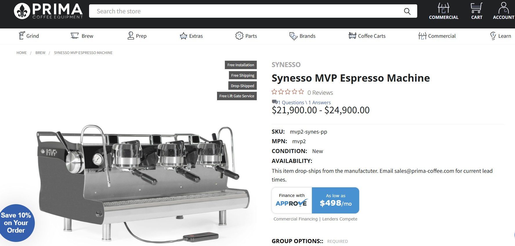 SELT / SOLD - Synesso MVP Espresso Machine árgerð 2019 5