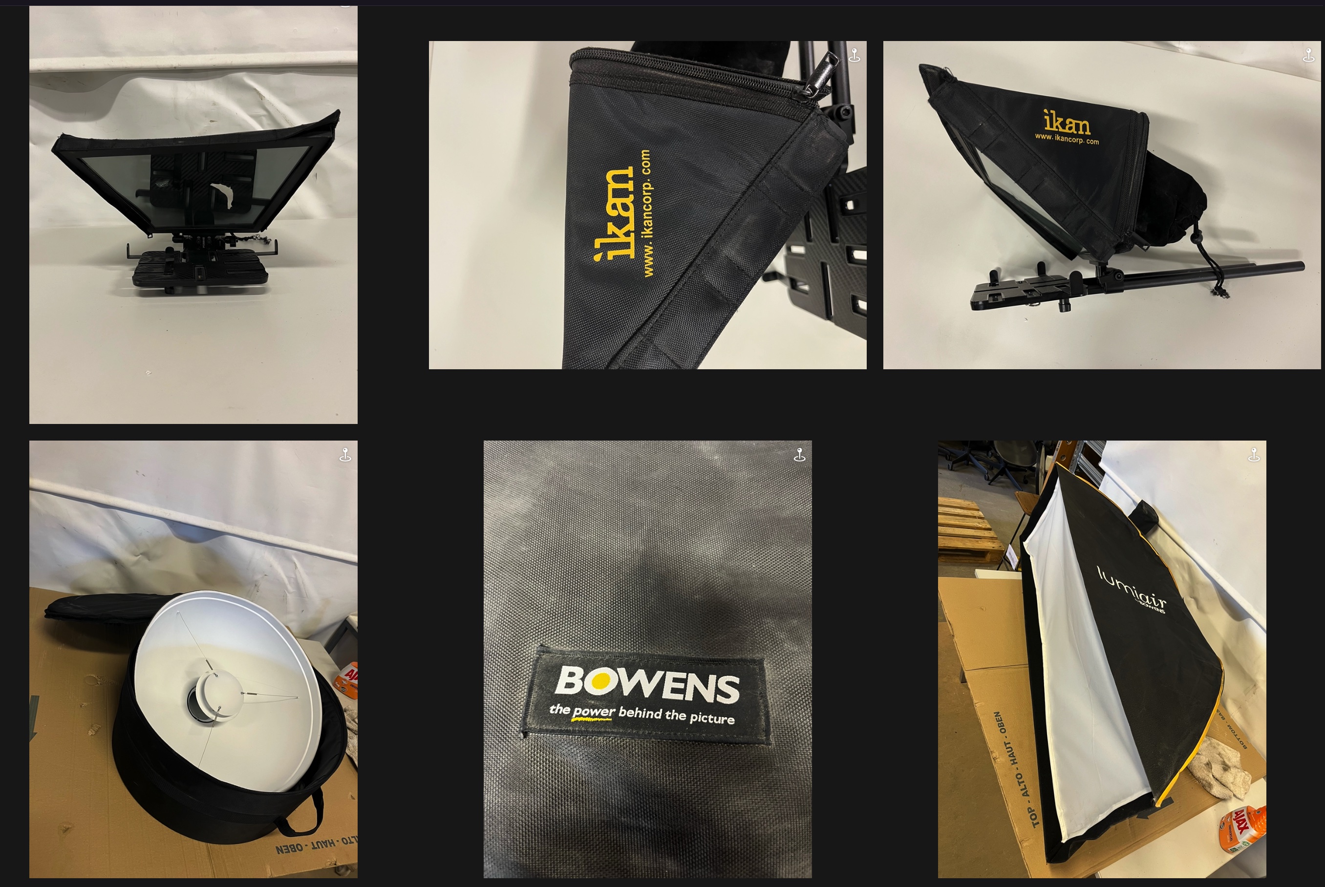 SELT / SOLD Ljósmyndatæki - Bowens-Ikan-Manfrotto-Q Gear 8