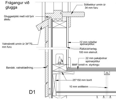 SELT / SOLD - Smáhýsi - gestahús - sæluhús - garðhýsi - viðbygging 15