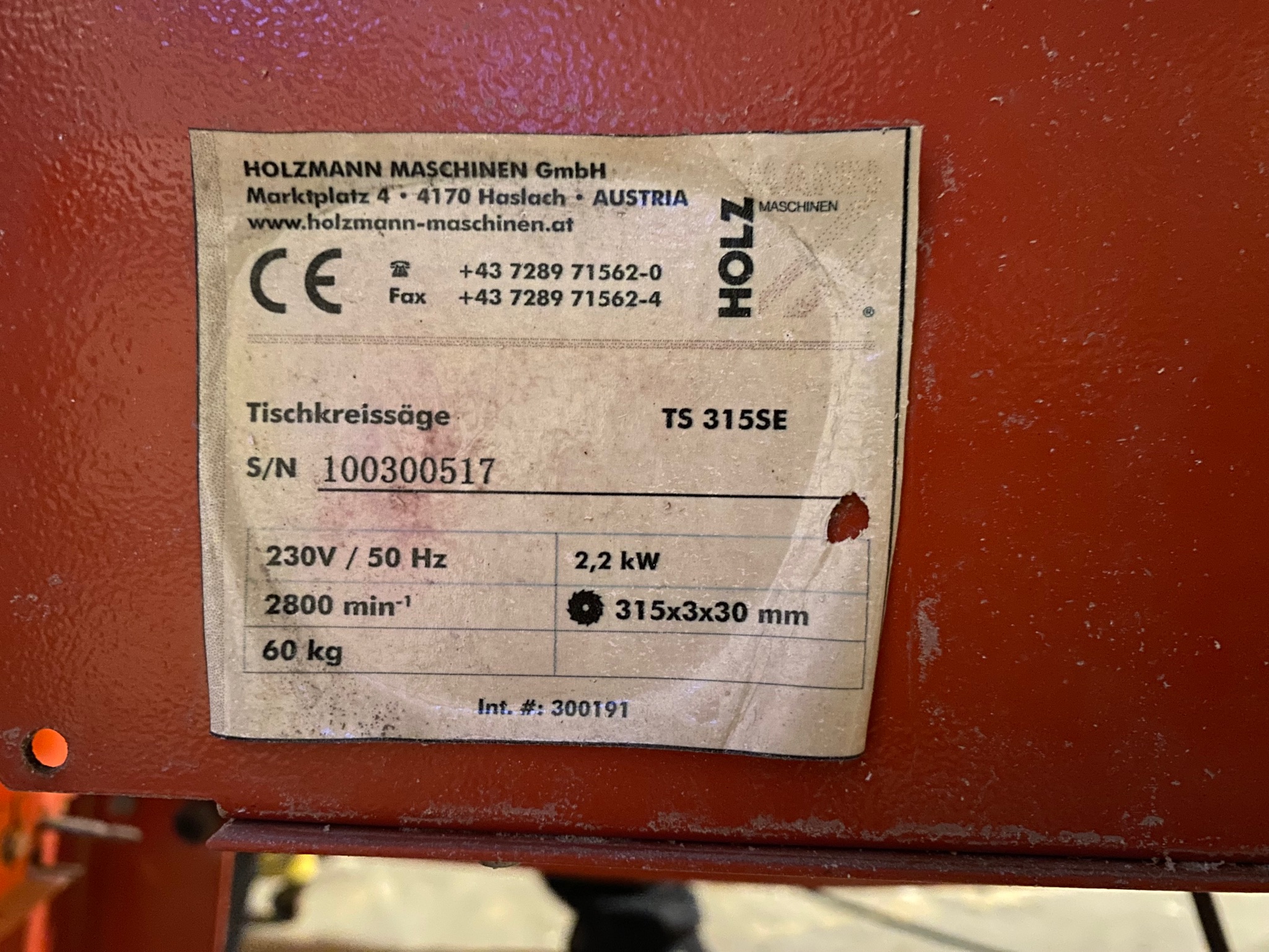 SELT / SOLD - Iðnaðarsög frá Holzmann Maschinen 8
