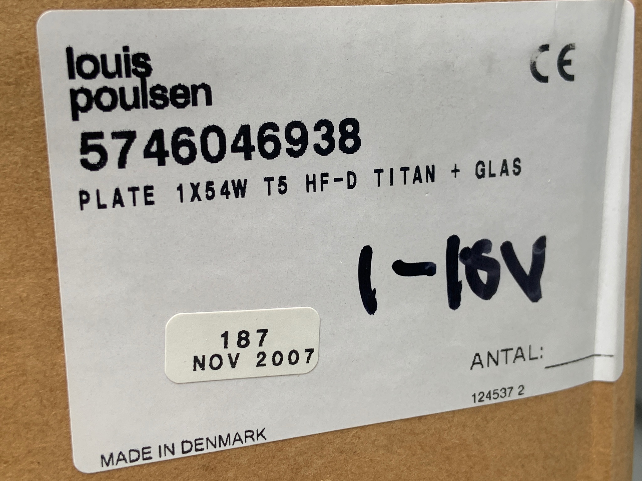 SELT / SOLD Louis Poulsen HF-D Titan + glas loftljós frá Epal 11