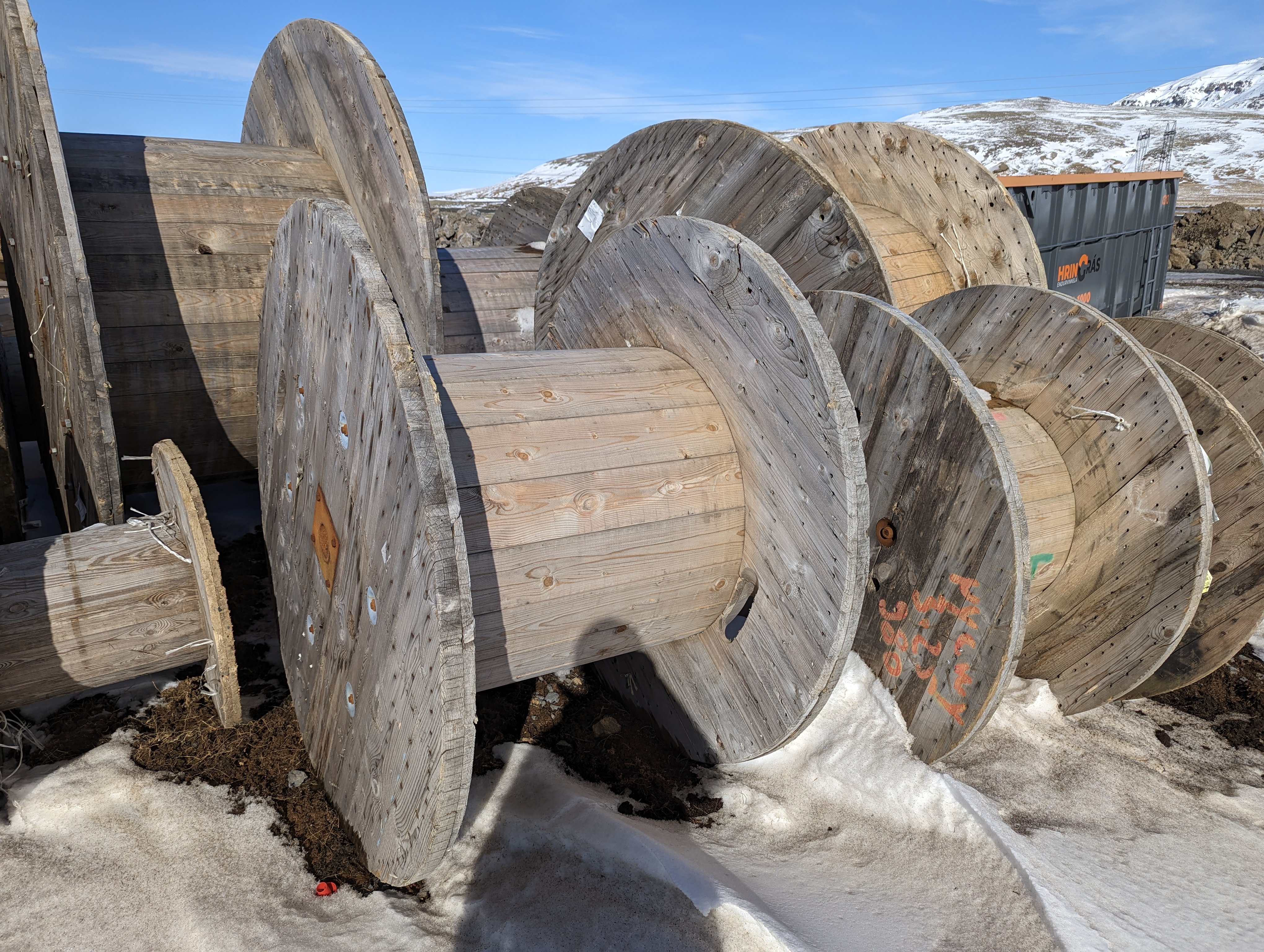 SELT / SOLD - Timburtromlur - timburkefli 80 til 240 sm. 10