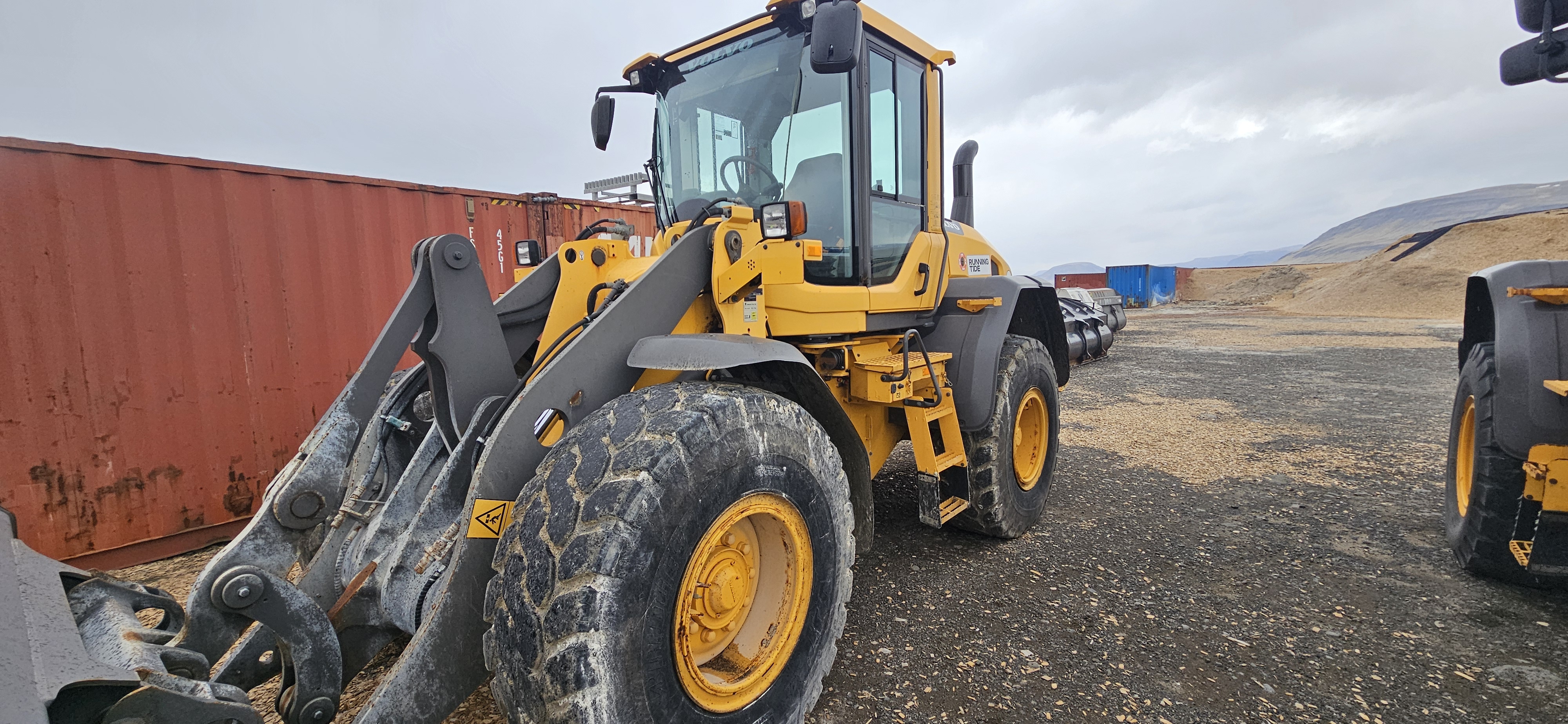 SELT / SOLD - Volvo L60G hjólaskófla árgerð 2014 - vinnustundir: 4850 5