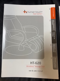 SELT / SOLD Human touch nuddstóll 11