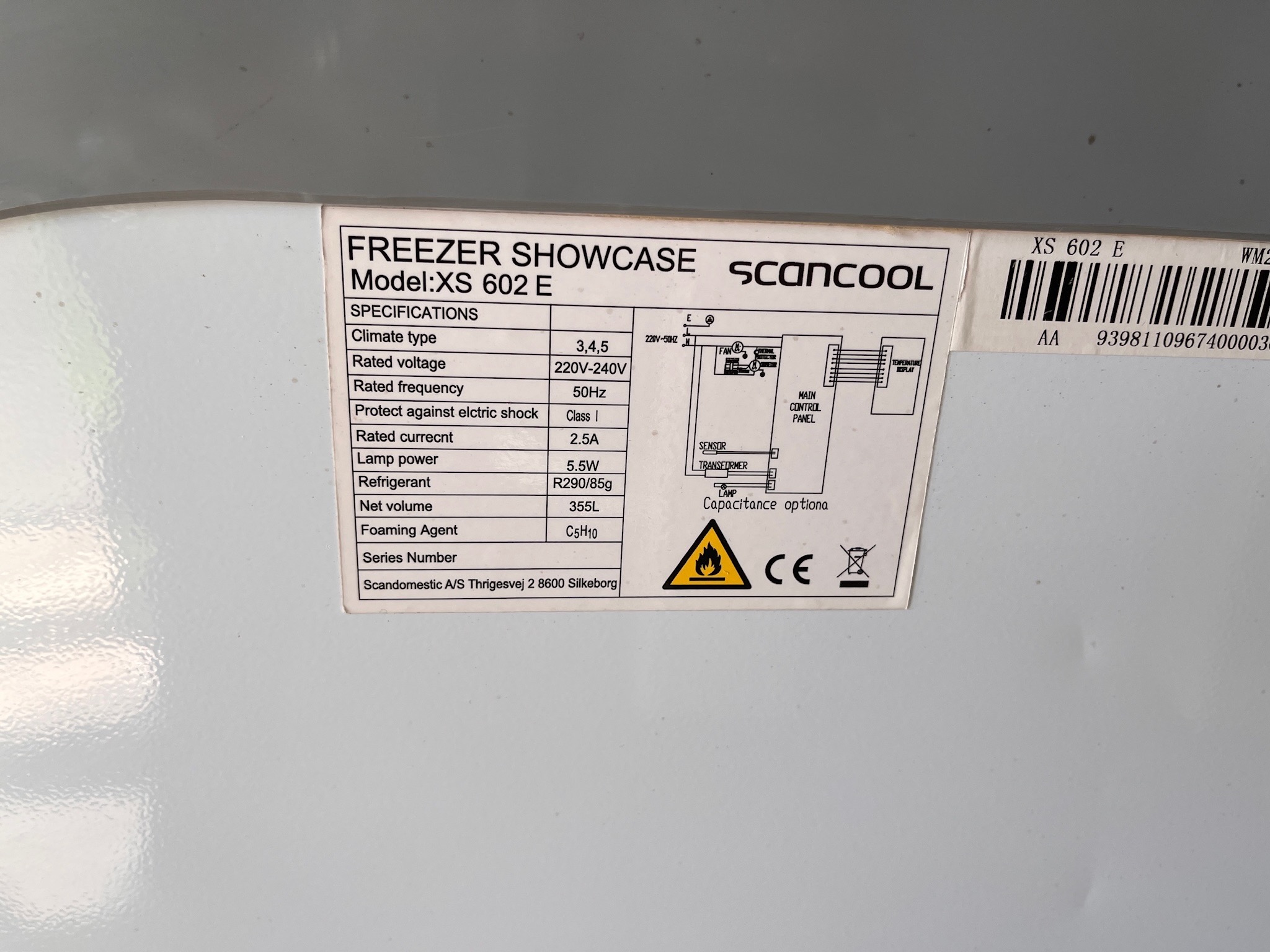SELT / SOLD Scancool 500 lítra Frysti- og kælikista XS 602 E (2022) 7