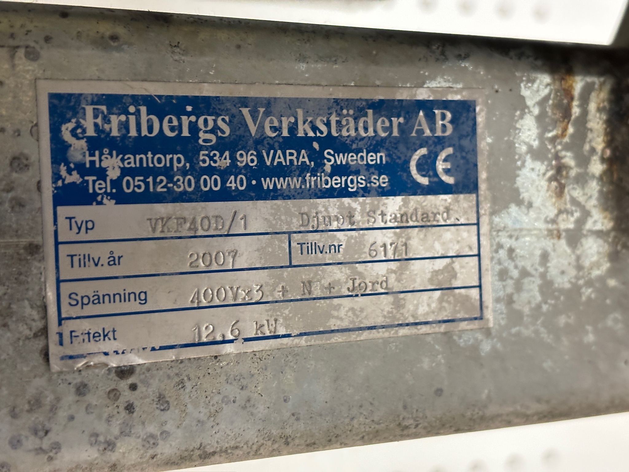SELT / SOLD Fribergs veltipanna, 2007 7