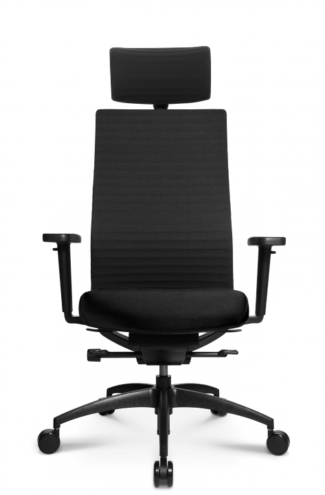 SELT / SOLD - Wagner ErgoMedic 100-3 Dondola skrifstofustóll svartur