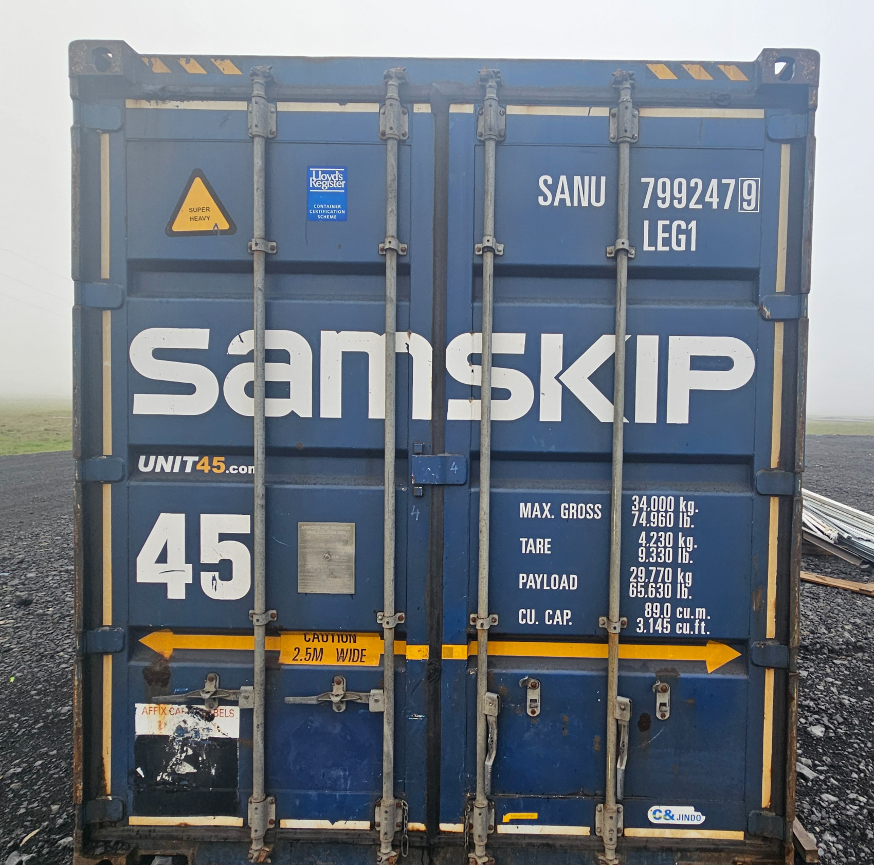 SELT / SOLD - Gámur E10 - 799247 - 40 fet. - 2005 - lengri gerð