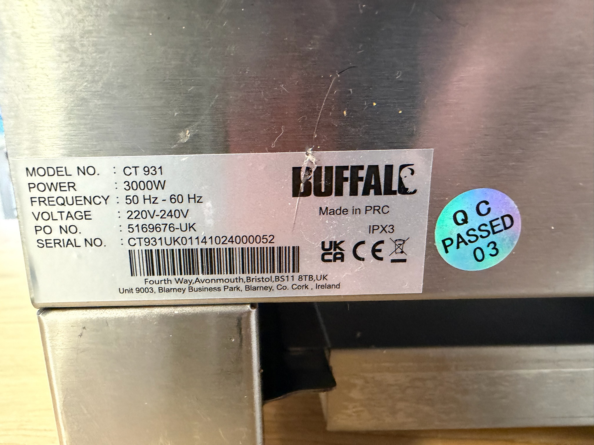 SELT / SOLD Buffalo crepe panna 7