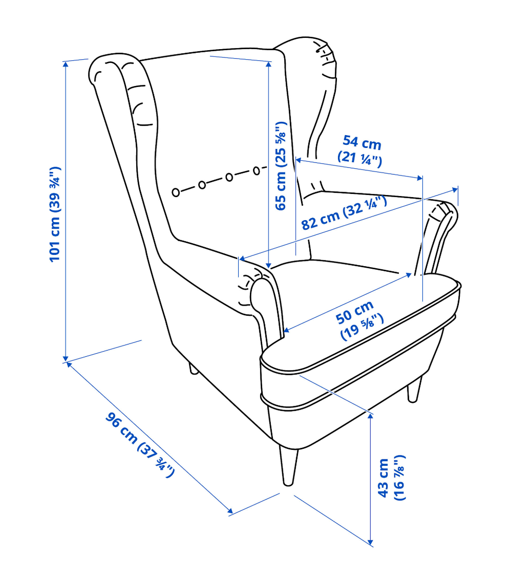 SELT / SOLD IKEA hægindastóll 2