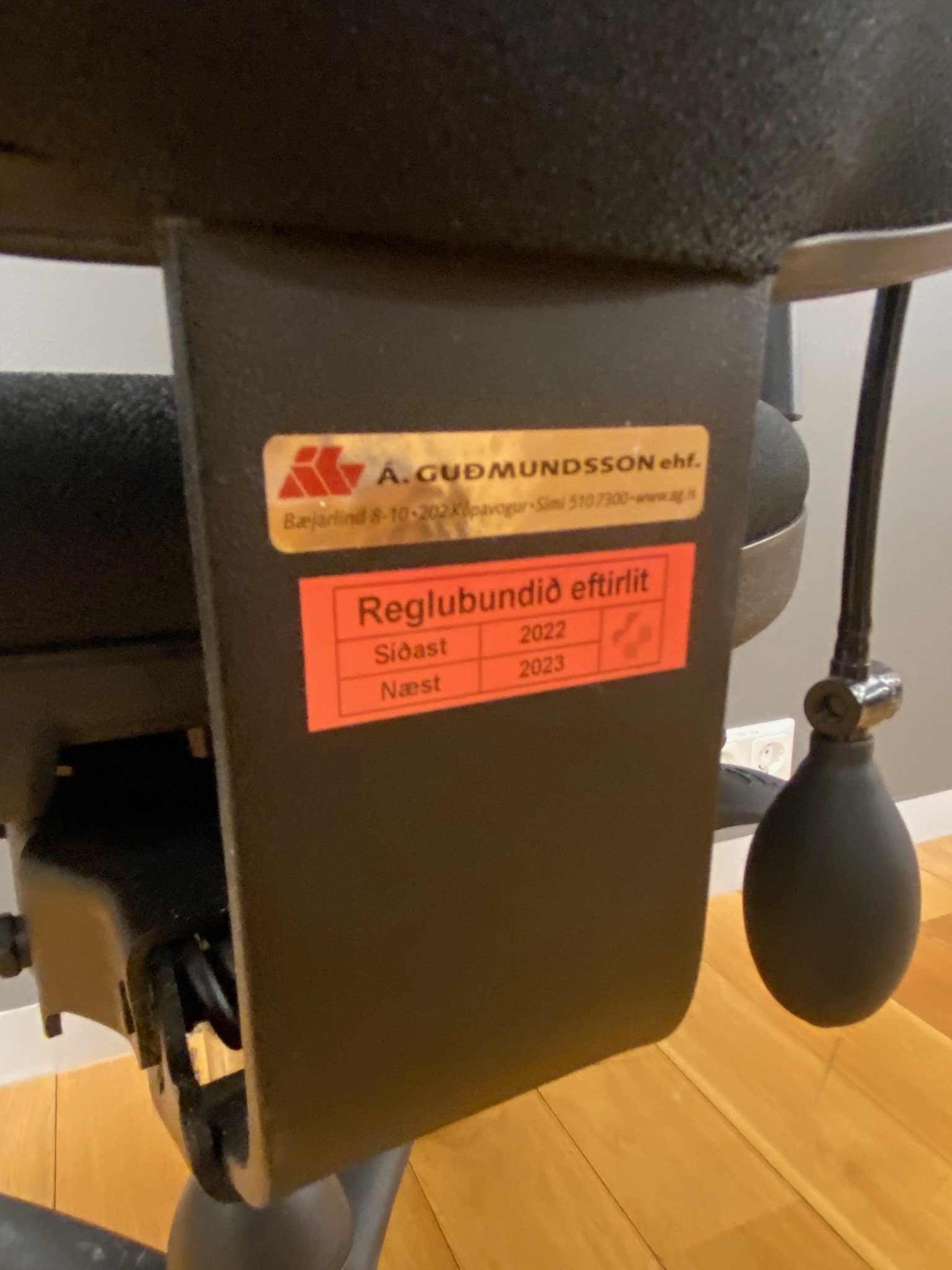 SELT / SOLD Skrifborðsstólar frá Á. Guðmundsson, Mark 30 (4 stk.) 13