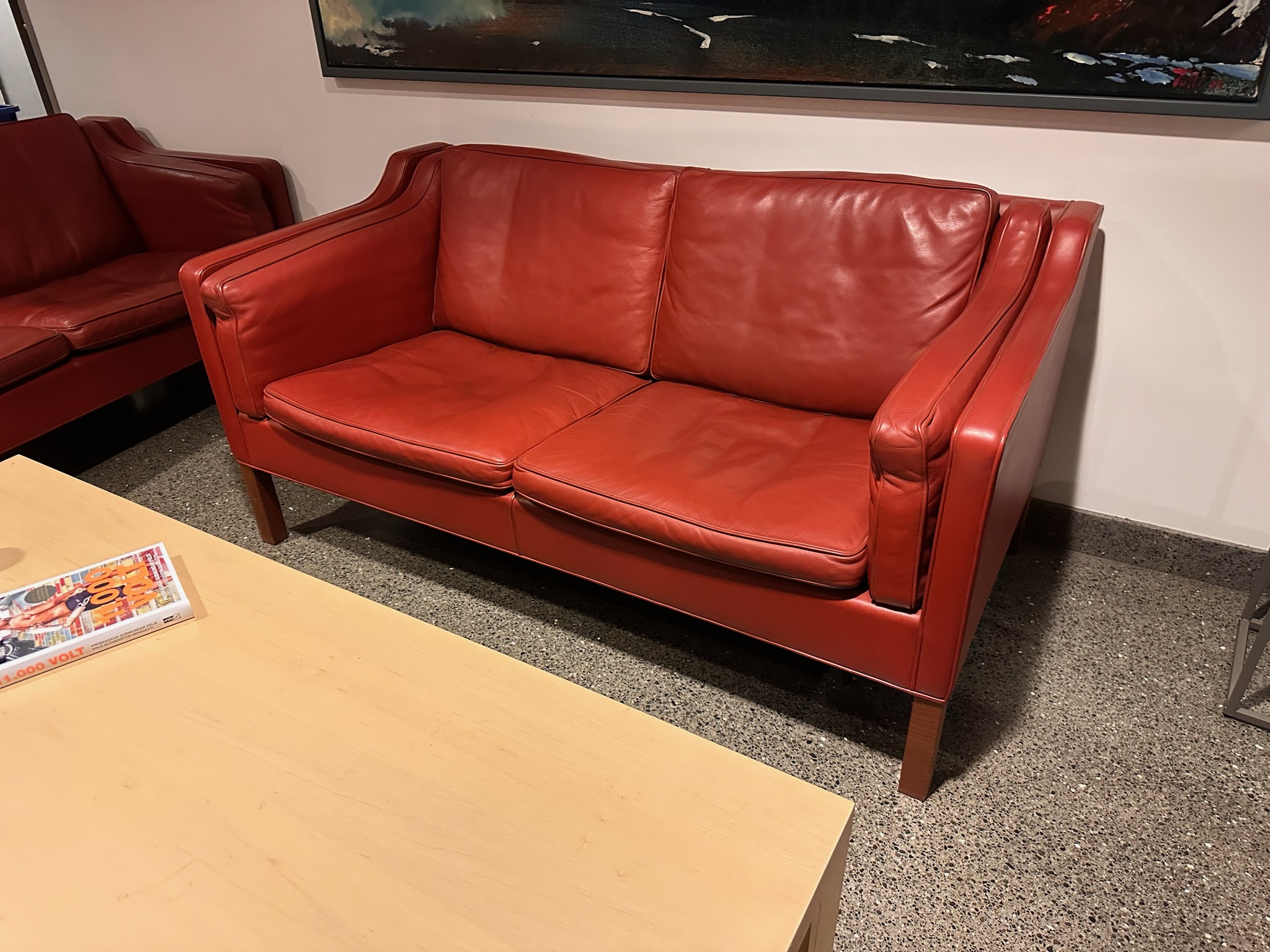 SELT / SOLD Børge Mogensen handsmíðaðir leðursófar 4