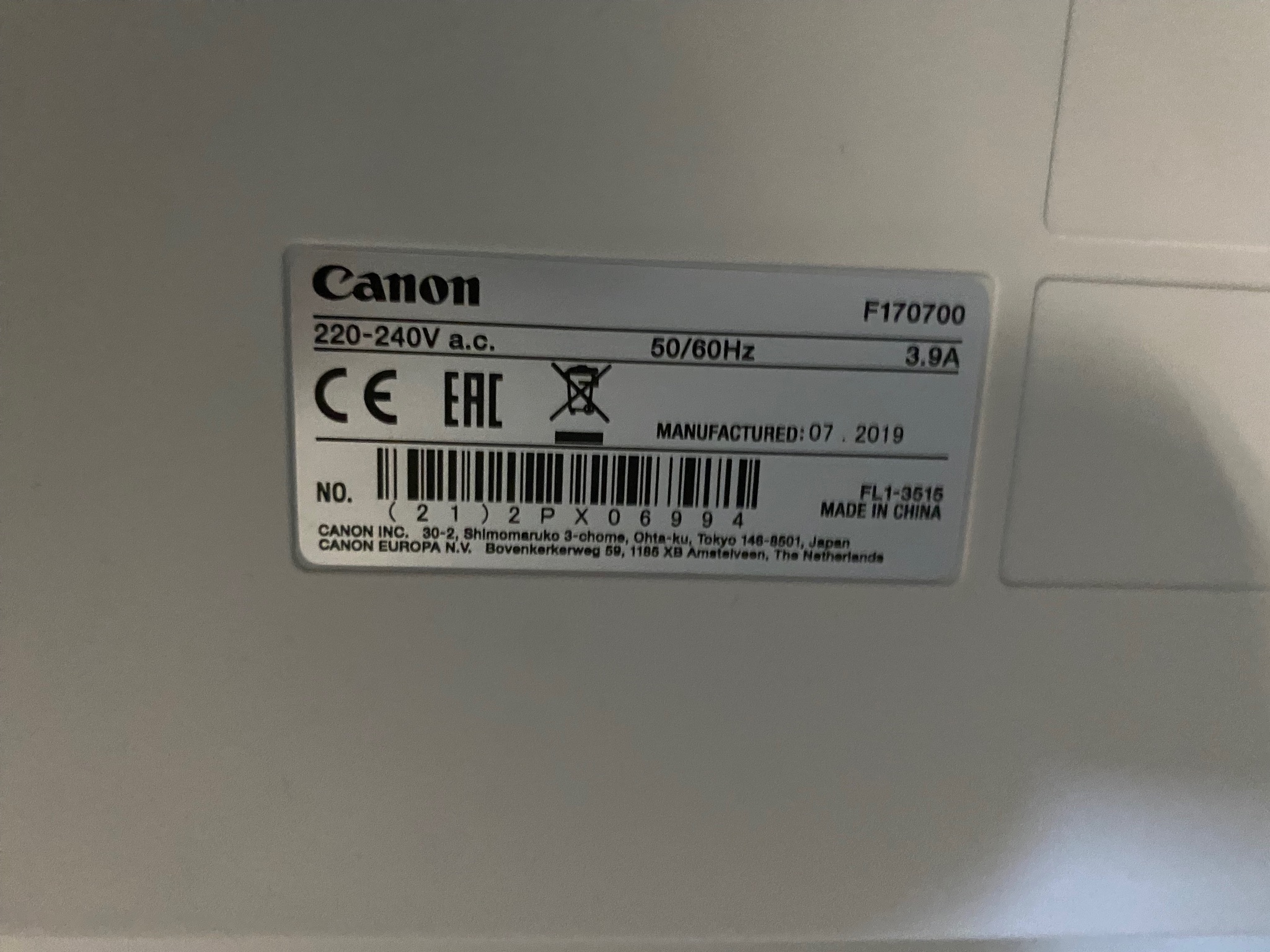 SELT / SOLD Canon imageRUNNER ADVANCE prentari 10